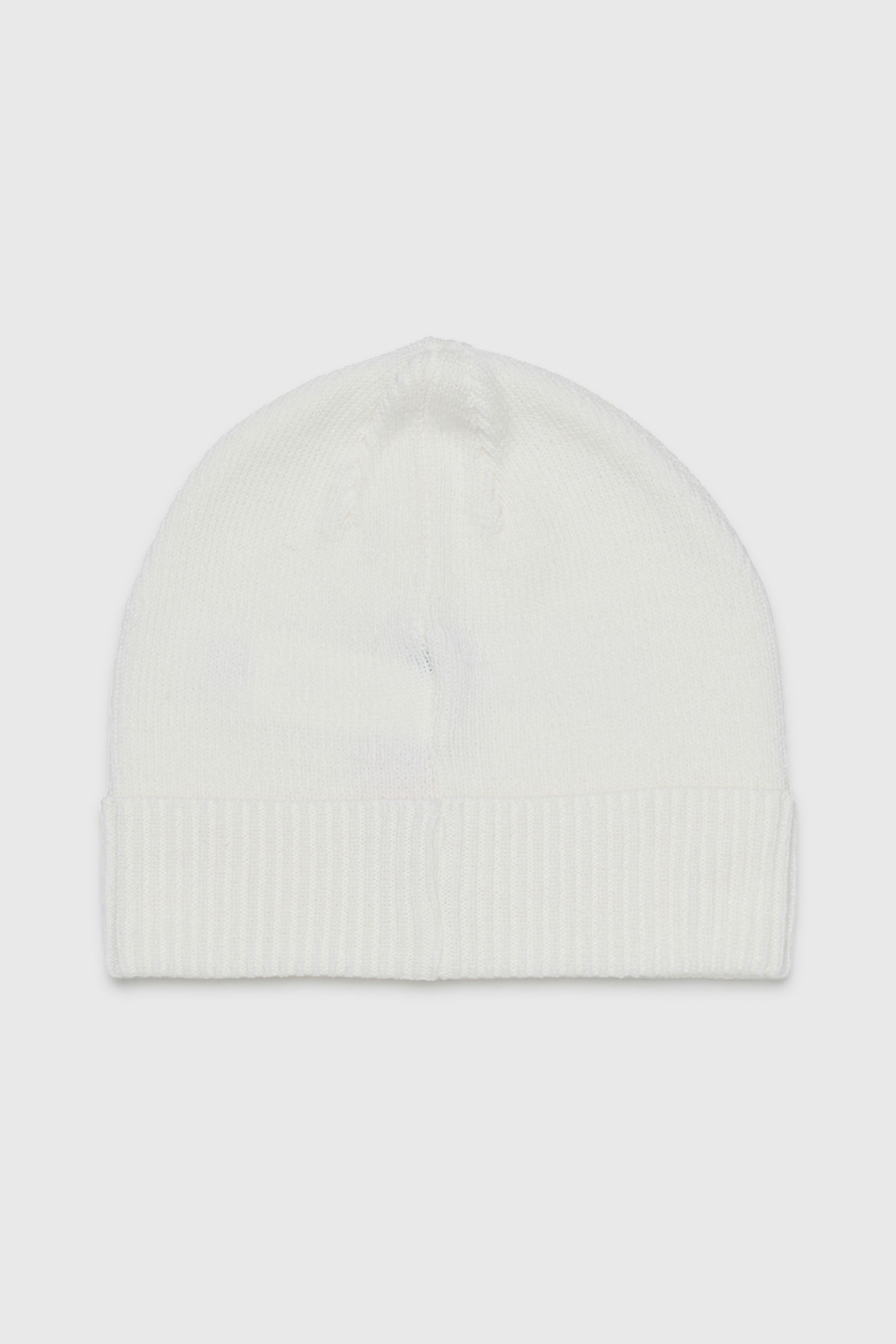 Diesel - FBAND, Unisex Beanie aus Wollmischung mit Logo in Wei&szlig; - 2