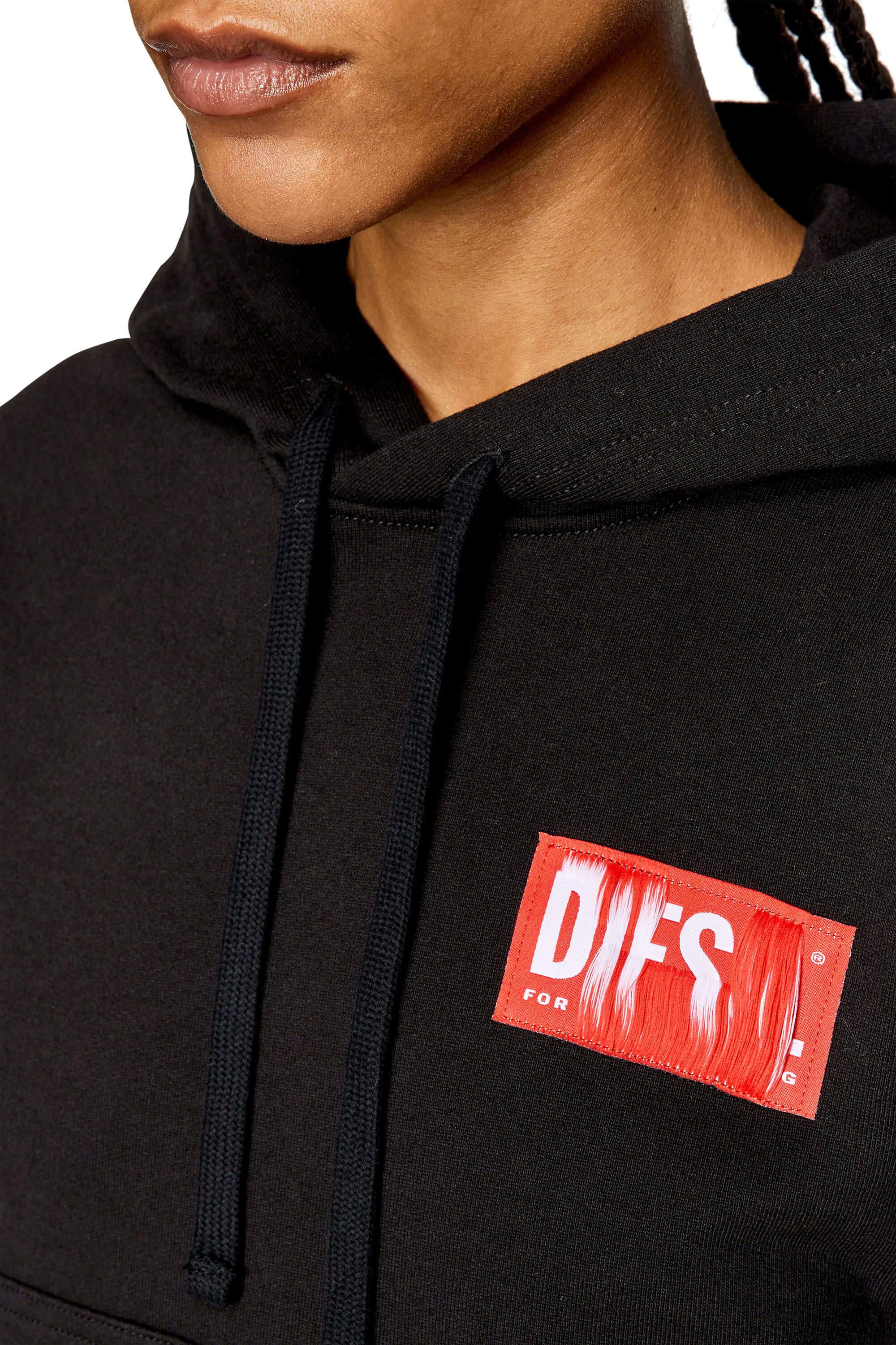 Diesel - F-JARALABEL-HOOD, Schwarz - Image 5