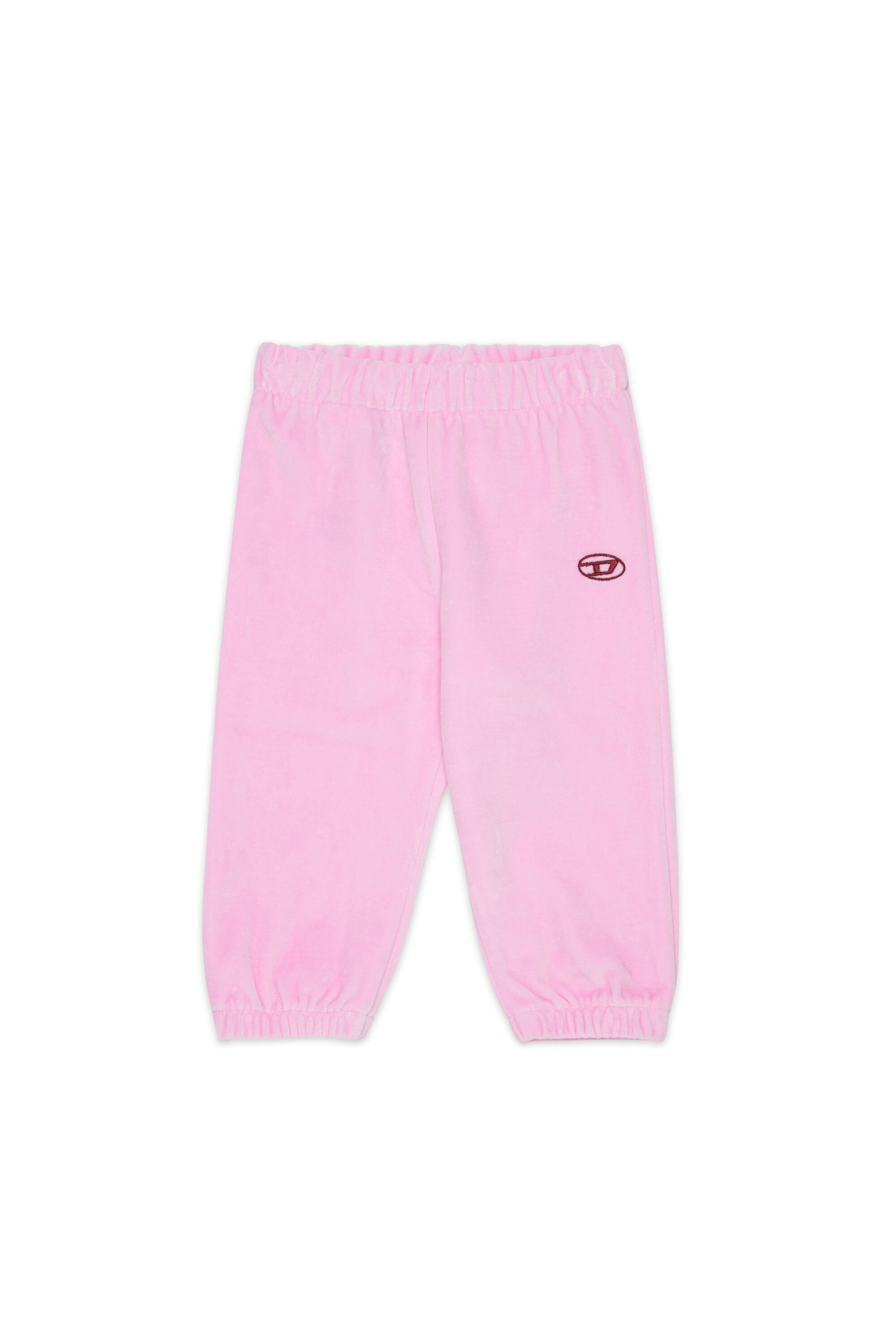 Diesel - PHENIB, Herren Samtweatpants mit Oval D Stickerei in Rosa - 1