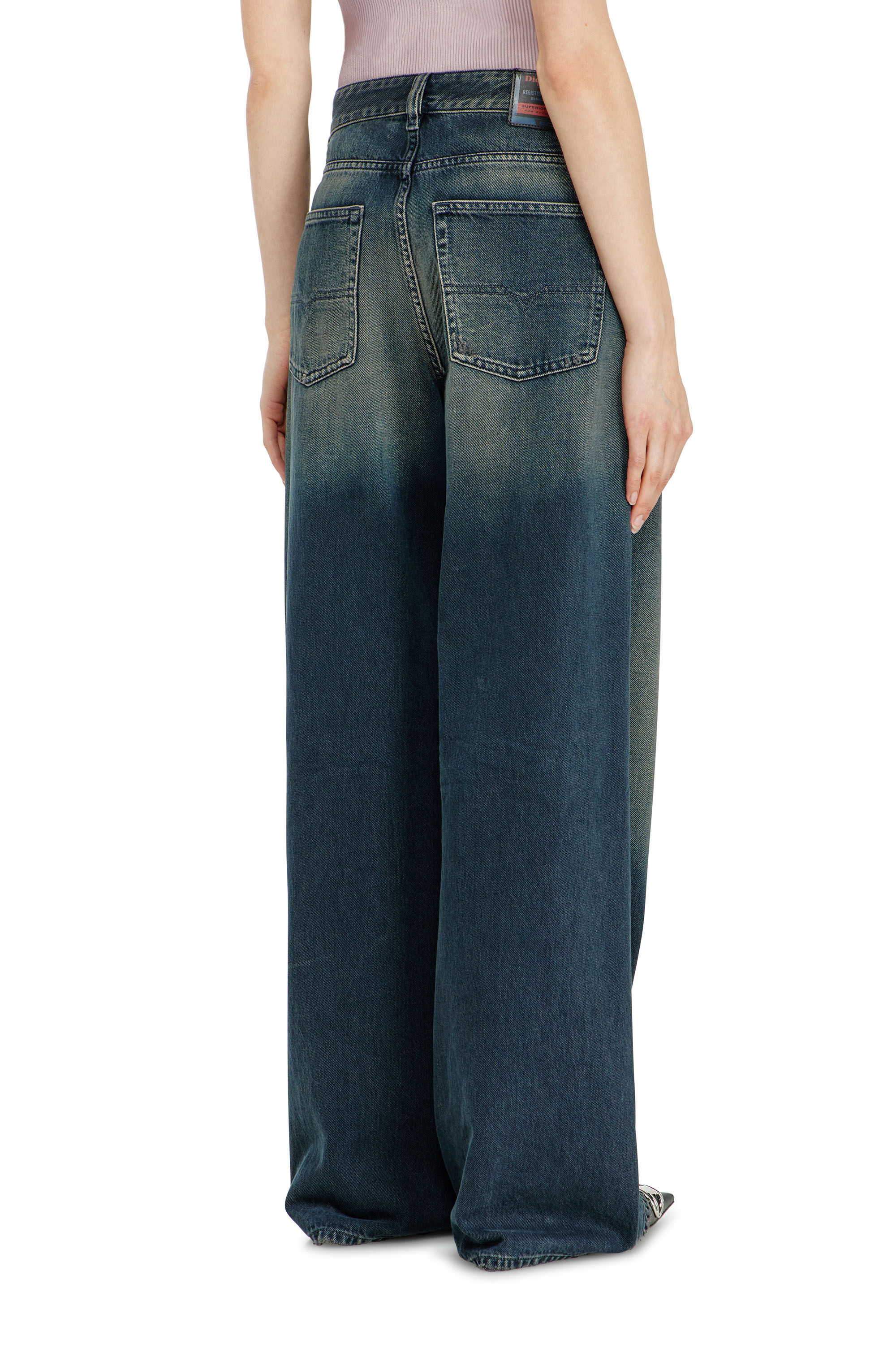 Diesel - Unisex Relaxed Jeans 1996 D-Sire 09N67, Dunkelblau - 5