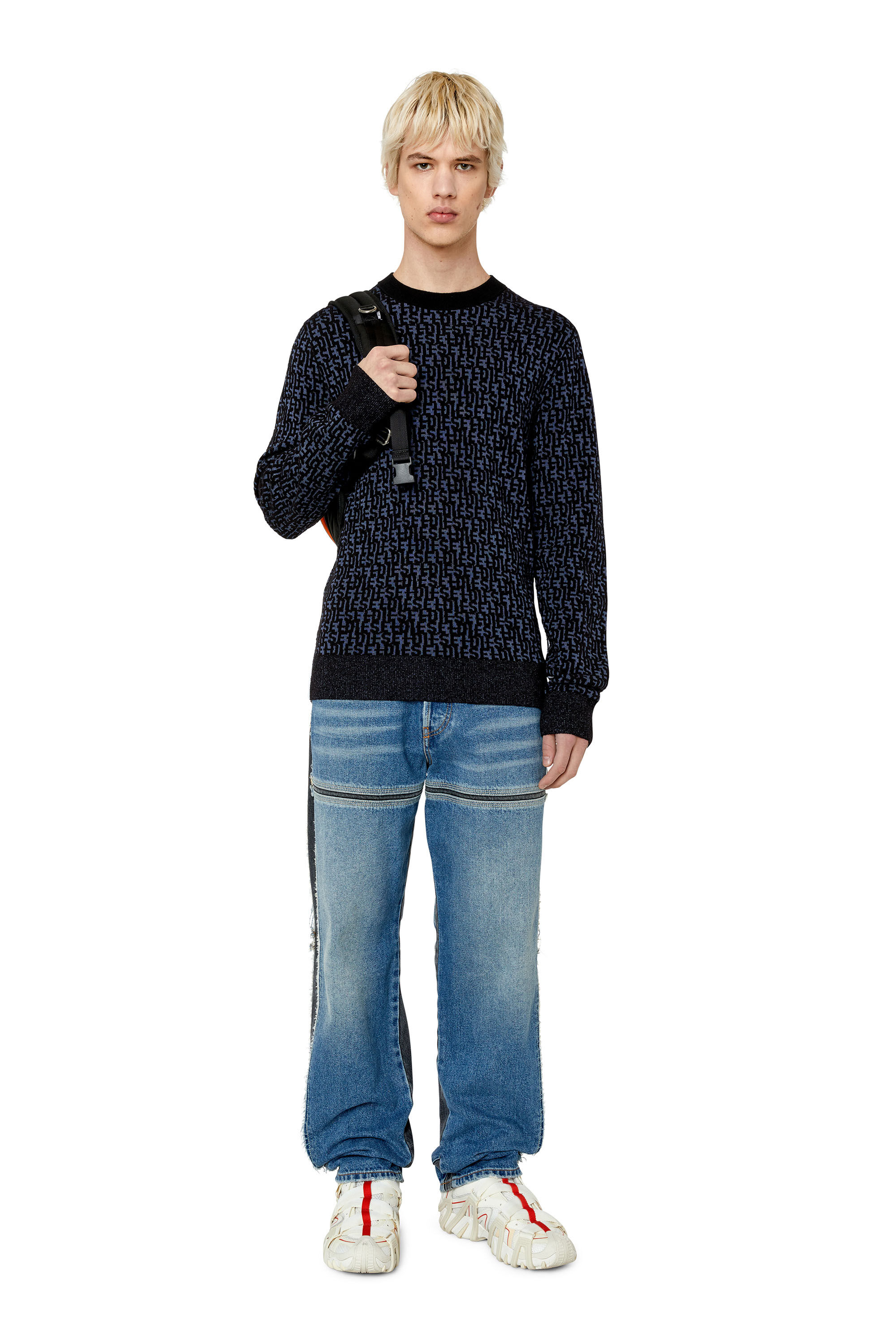 Diesel - Herren Straight Jeans D-Mand 09F20, Mittelblau - 1