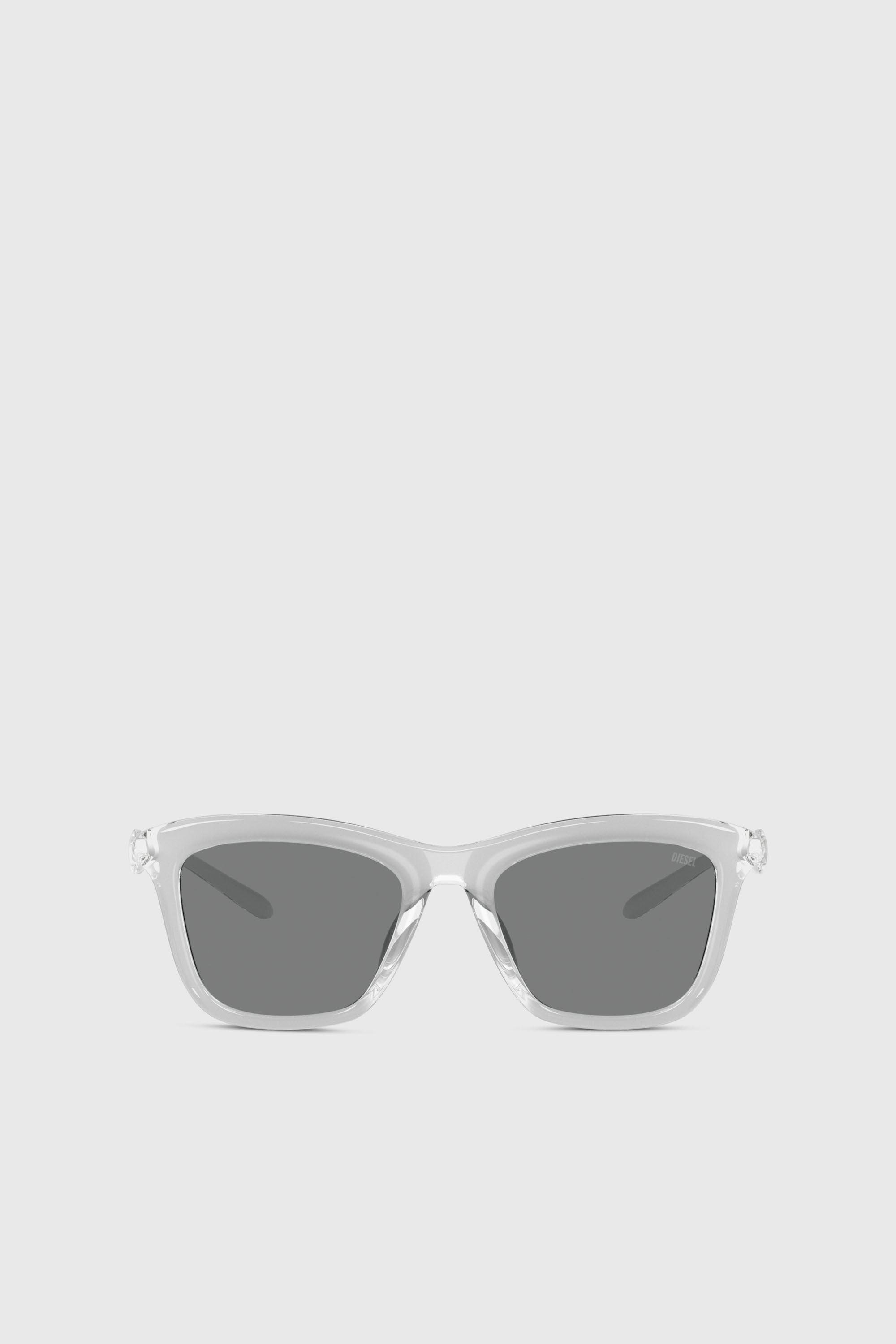 Diesel - 0DL3008U, Unisex's Square sunglasses in Grey - 1
