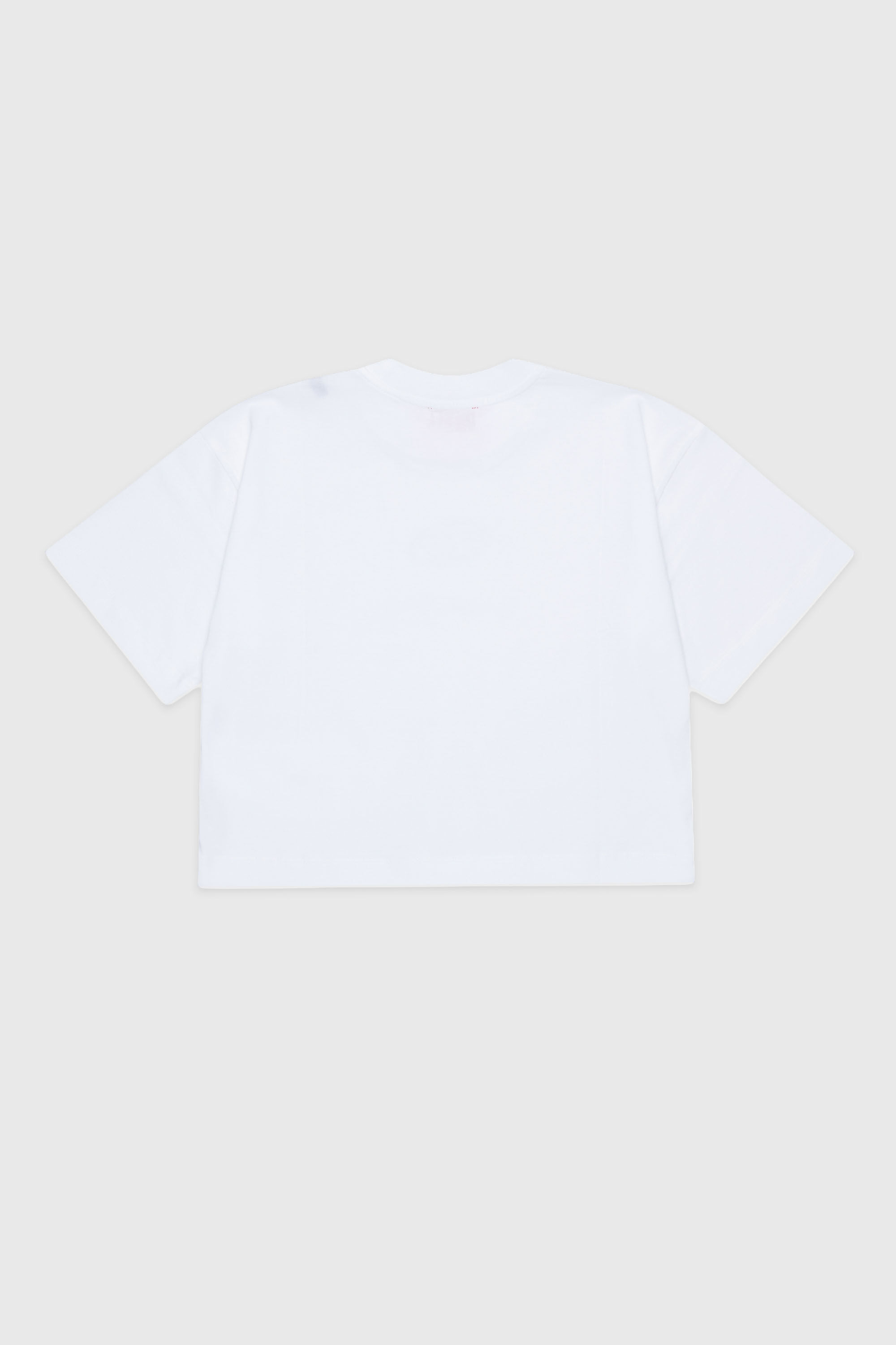 Diesel - TLIXIN, Damen Cropped T-shirt mit Oval D Logo in Wei&szlig; - 2