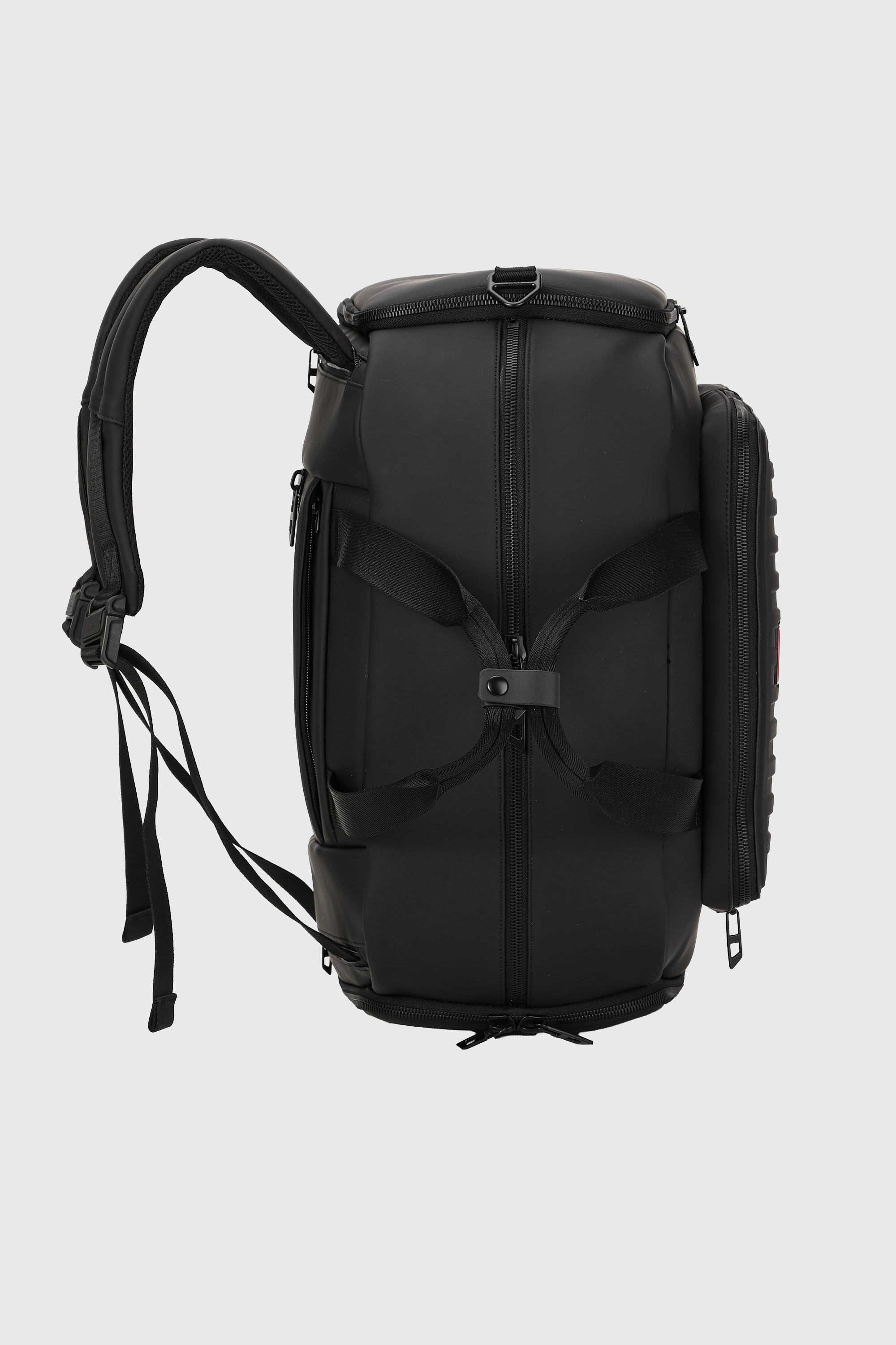Diesel - DIESEL ALUMINUM DUFFLE- DSB004, Unisex Praktische Business-Weekendtasche in Schwarz - 4