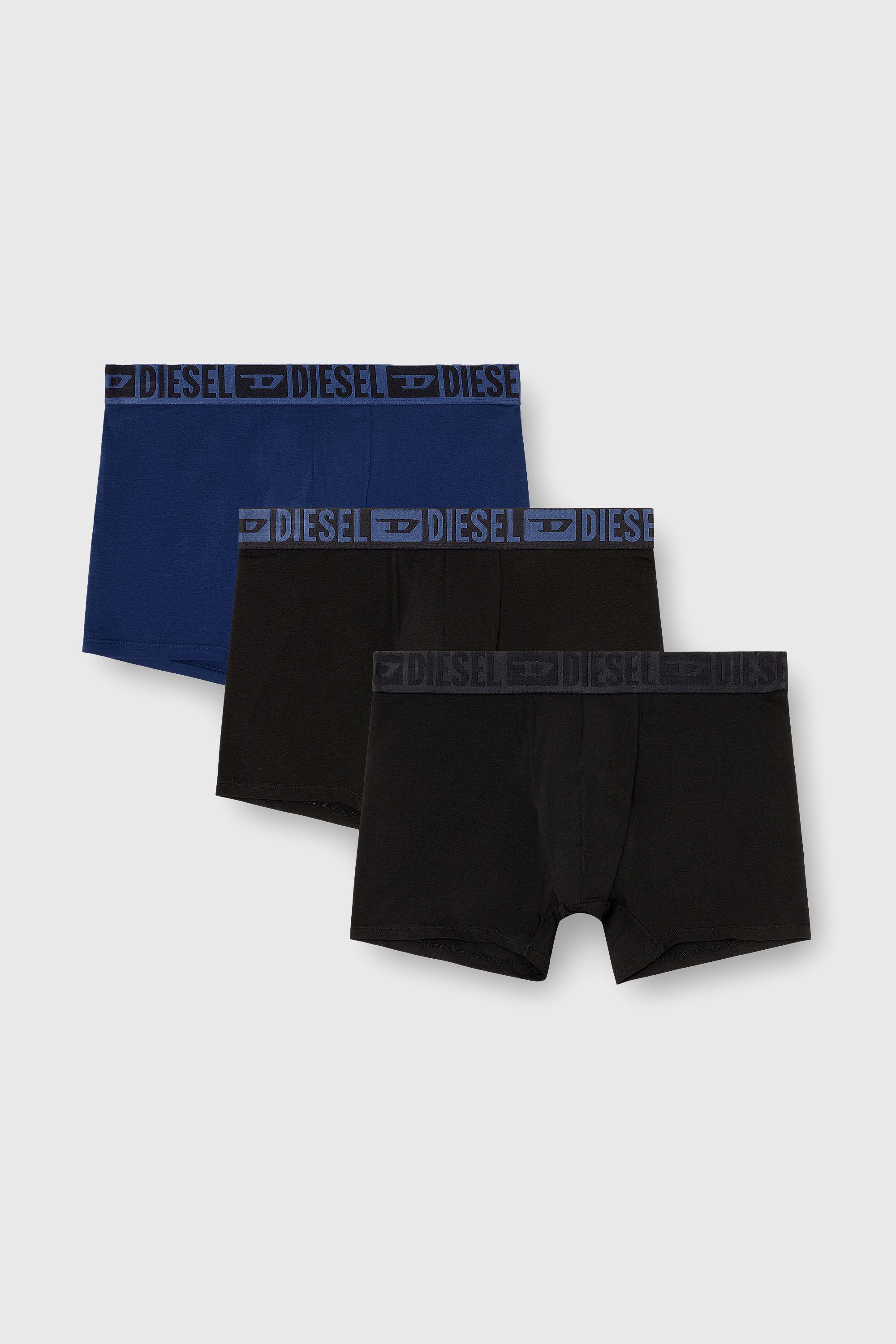 Diesel - SEBASTIAN-D-CORE-3PACK, Herren Boxer-Slips aus stretch-baumwolle im Dreierpack in Schwarz/Blau - 2