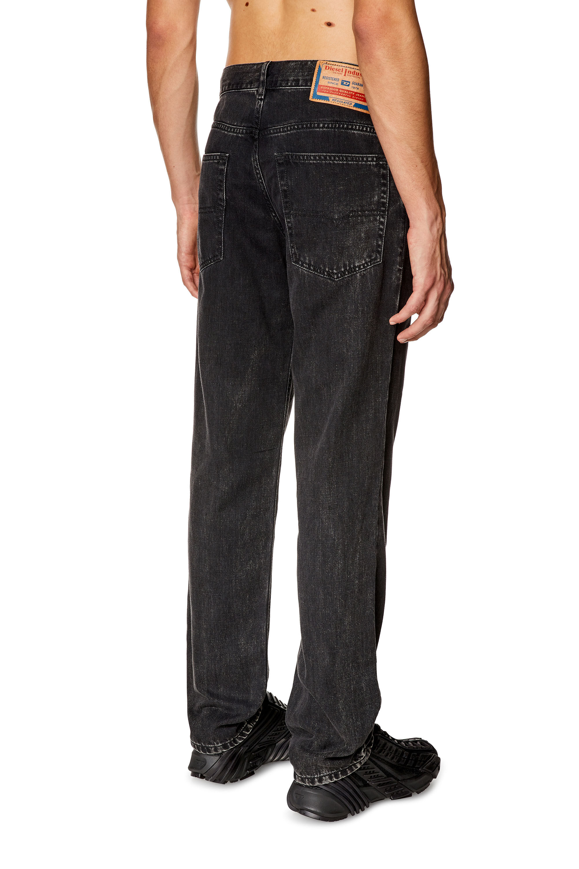 Diesel - Man Tapered Jeans 2023 D-Finitive 068HN, Black/Dark grey - Image 4