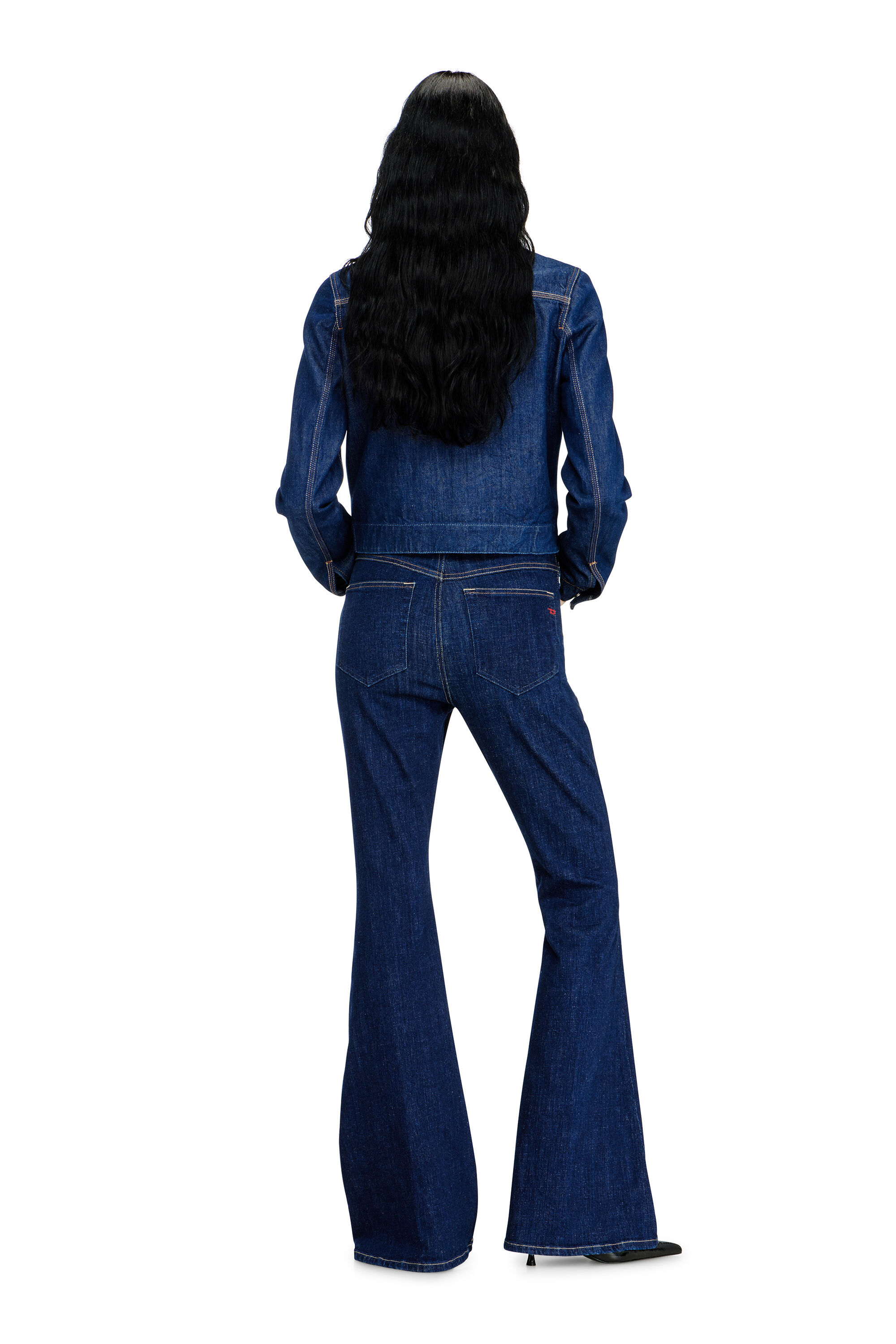 Diesel - Damen Bootcut Jeans 1973 D-Partt 09Q03, Dunkelblau - 3