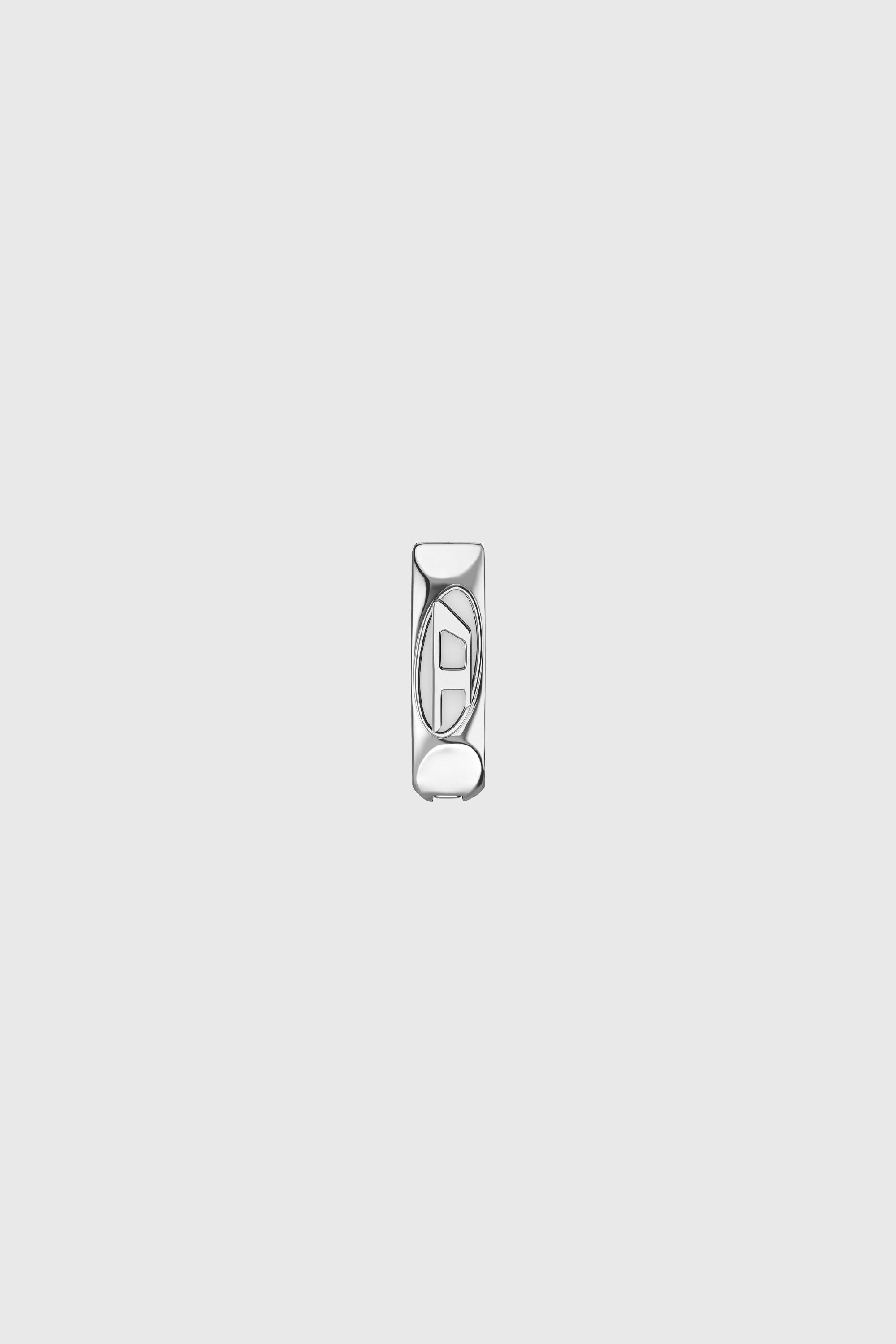 Diesel - DX1692040 JEWELLERY, Unisex Einzelner Creolen-Ohrring aus Edelstahl in Silber - 1