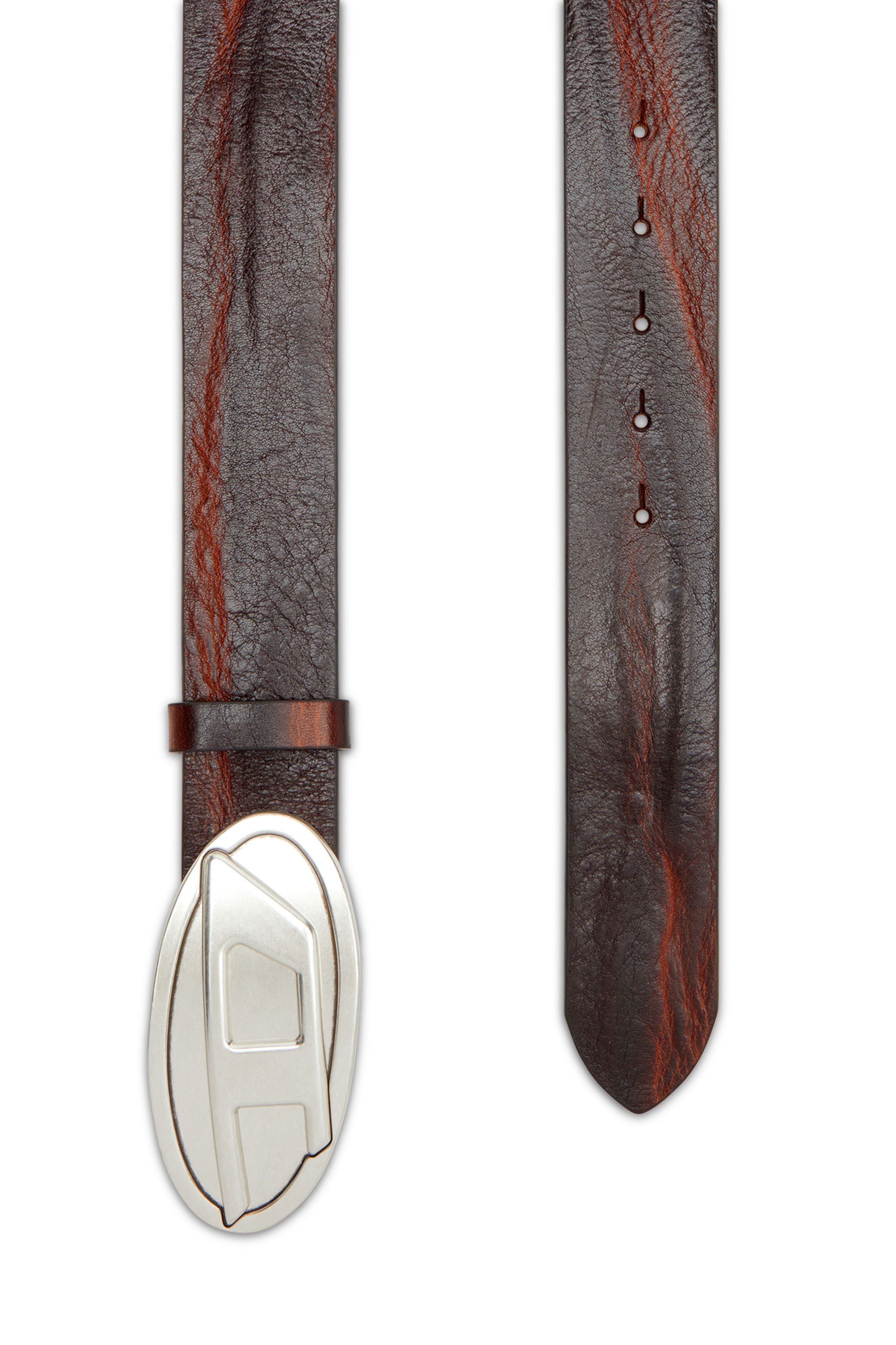 Diesel - B-1DR 2.0, Herren 4 cm breiter Gürtel aus gewachstem Leder in null - 2