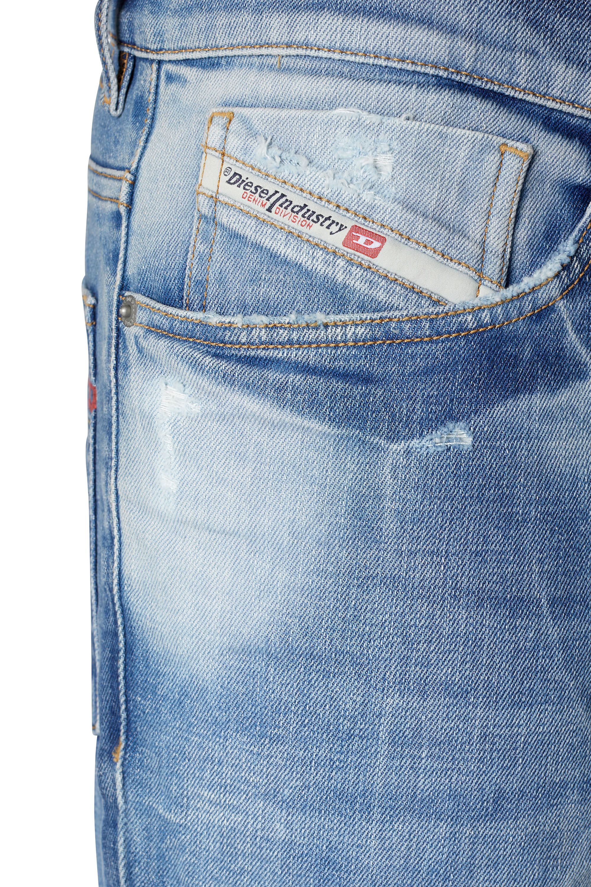 Diesel - 2005 D-FINING 09E16 Tapered Jeans, Mittelblau - Image 6