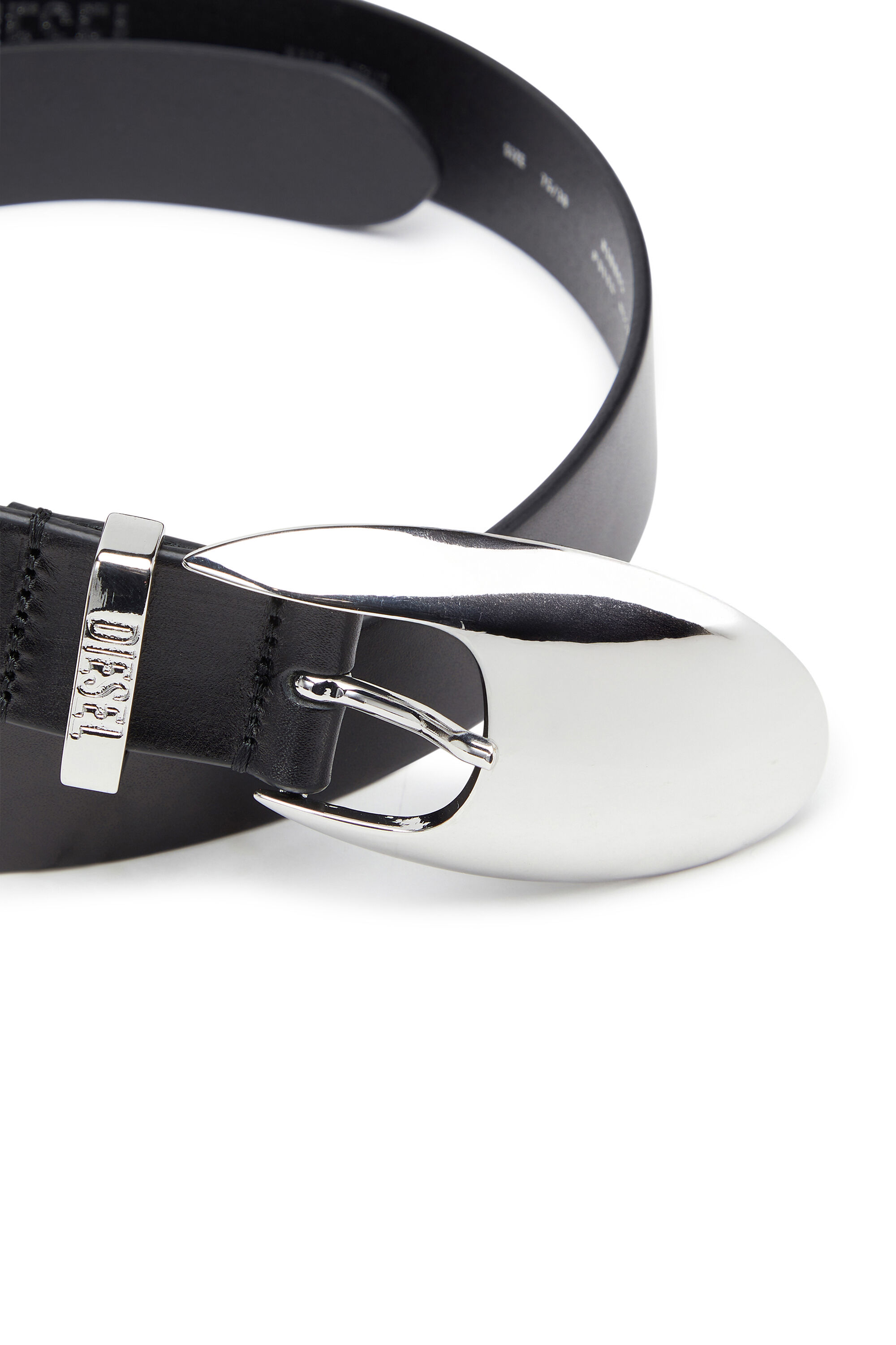 Diesel - B-ROP 30, Damen 3 cm G&uuml;rtel aus Pull-up-Leder in Schwarz - 3