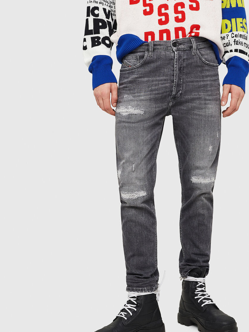 D Eetar 0890f Herren Carrot Jeans Hellgrau Diesel