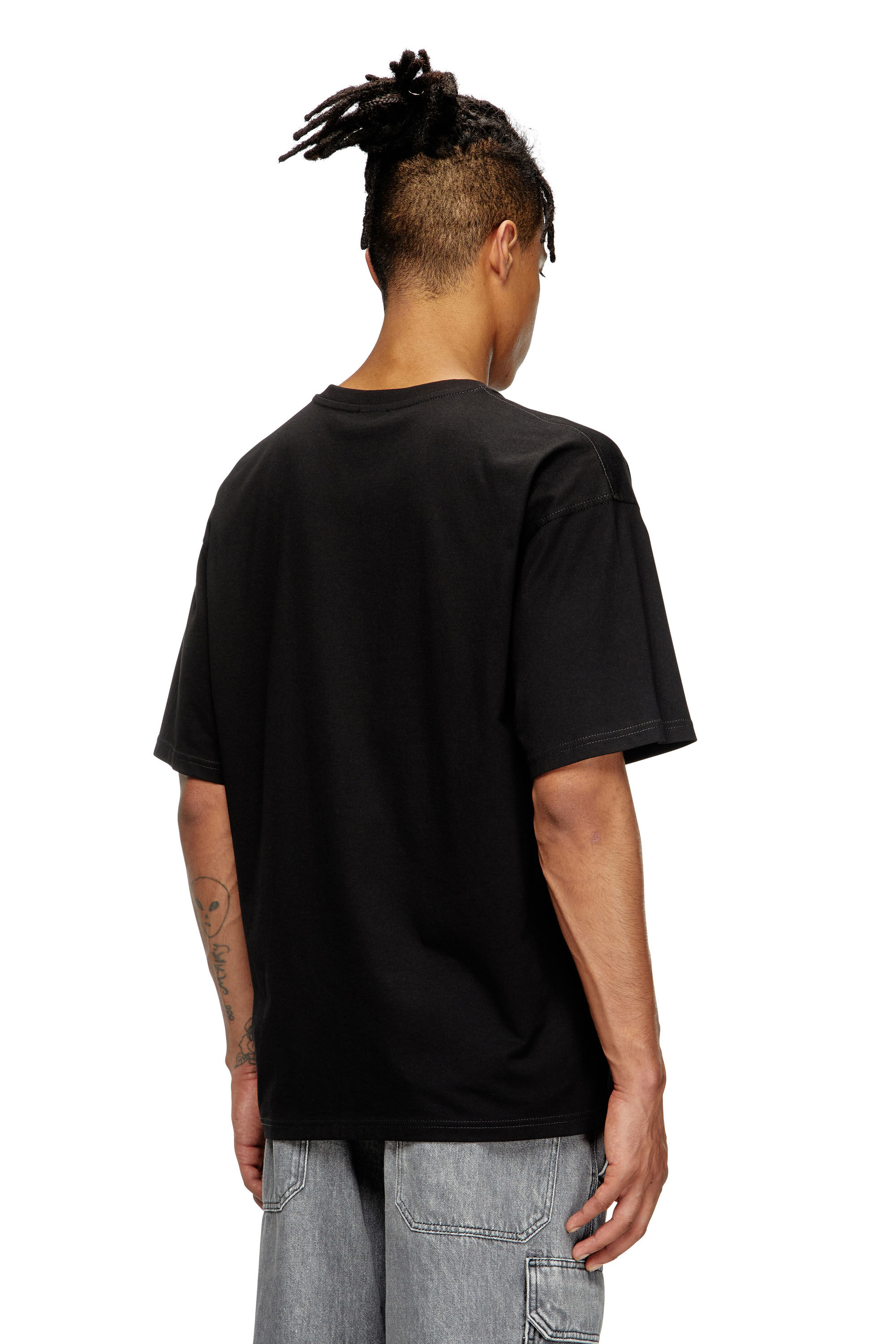 Diesel - T-BOXT-T8, Herren T-Shirt mit 78-Print in Schwarz - 4