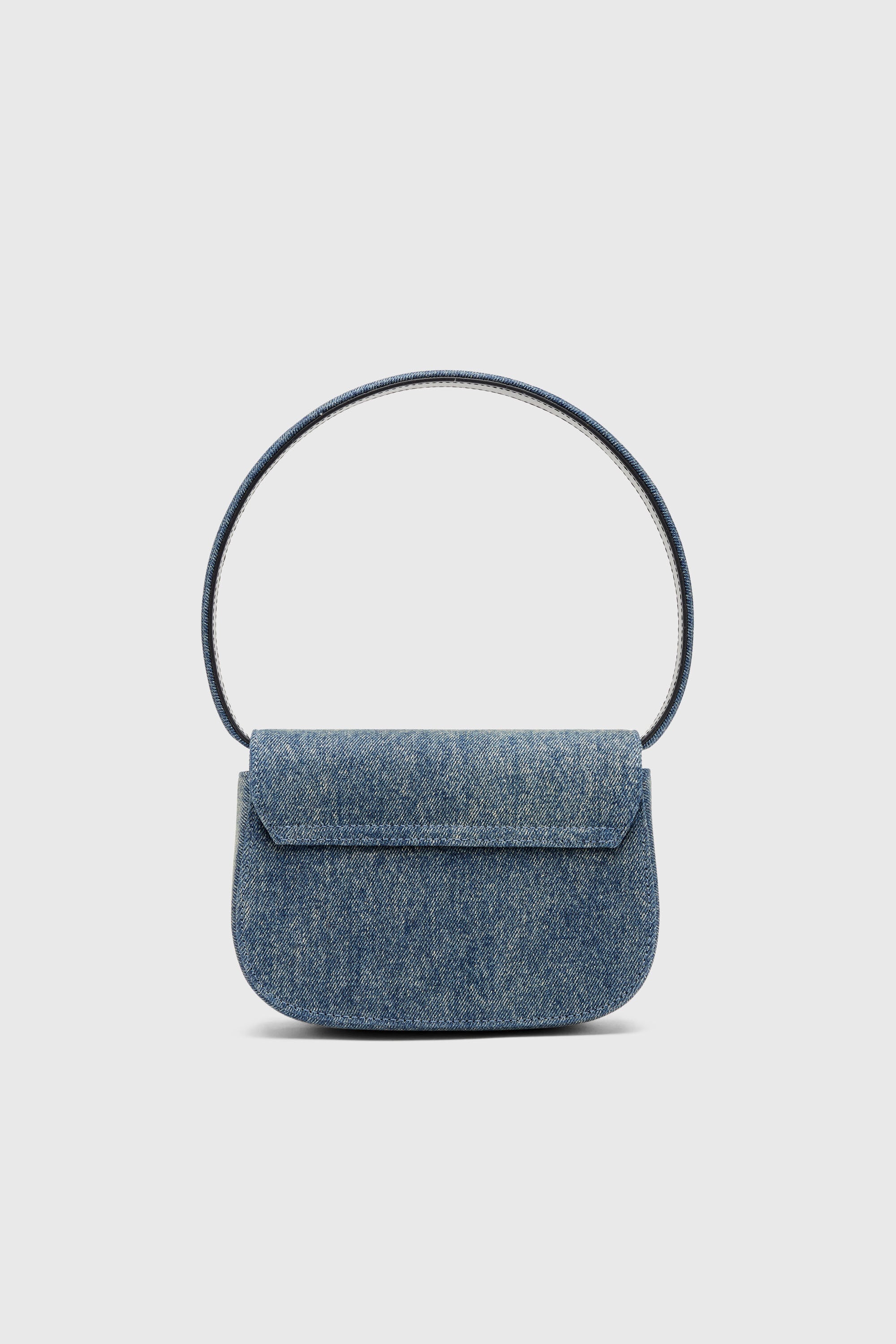 Diesel - 1DR, Damen 1DR-Ikonische Schultertasche aus solarisiertem Denim in Blau - 3