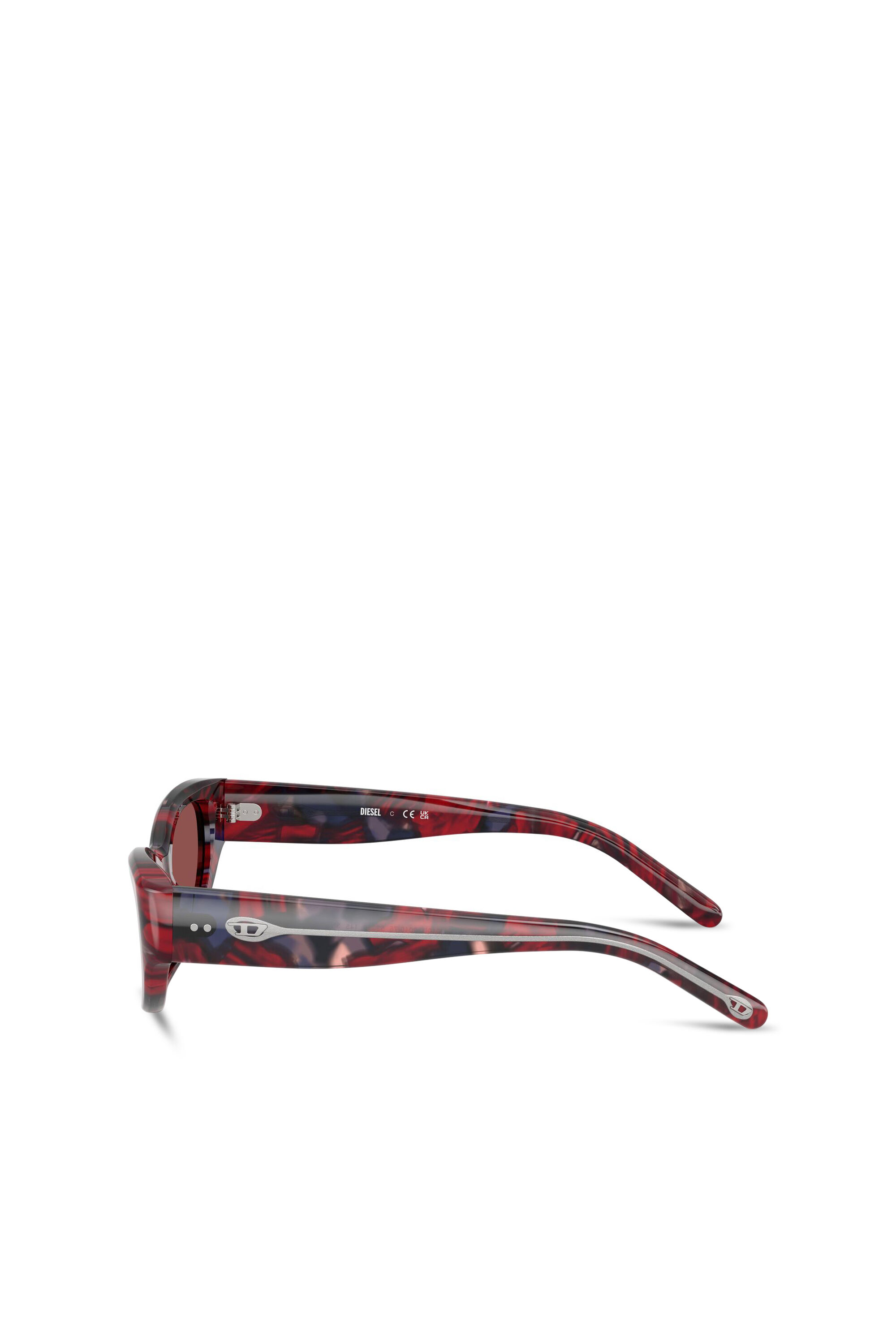 Diesel - 0DL2010U, Unisex Cateye-Sonnenbrillen in Rot/Braun - 2