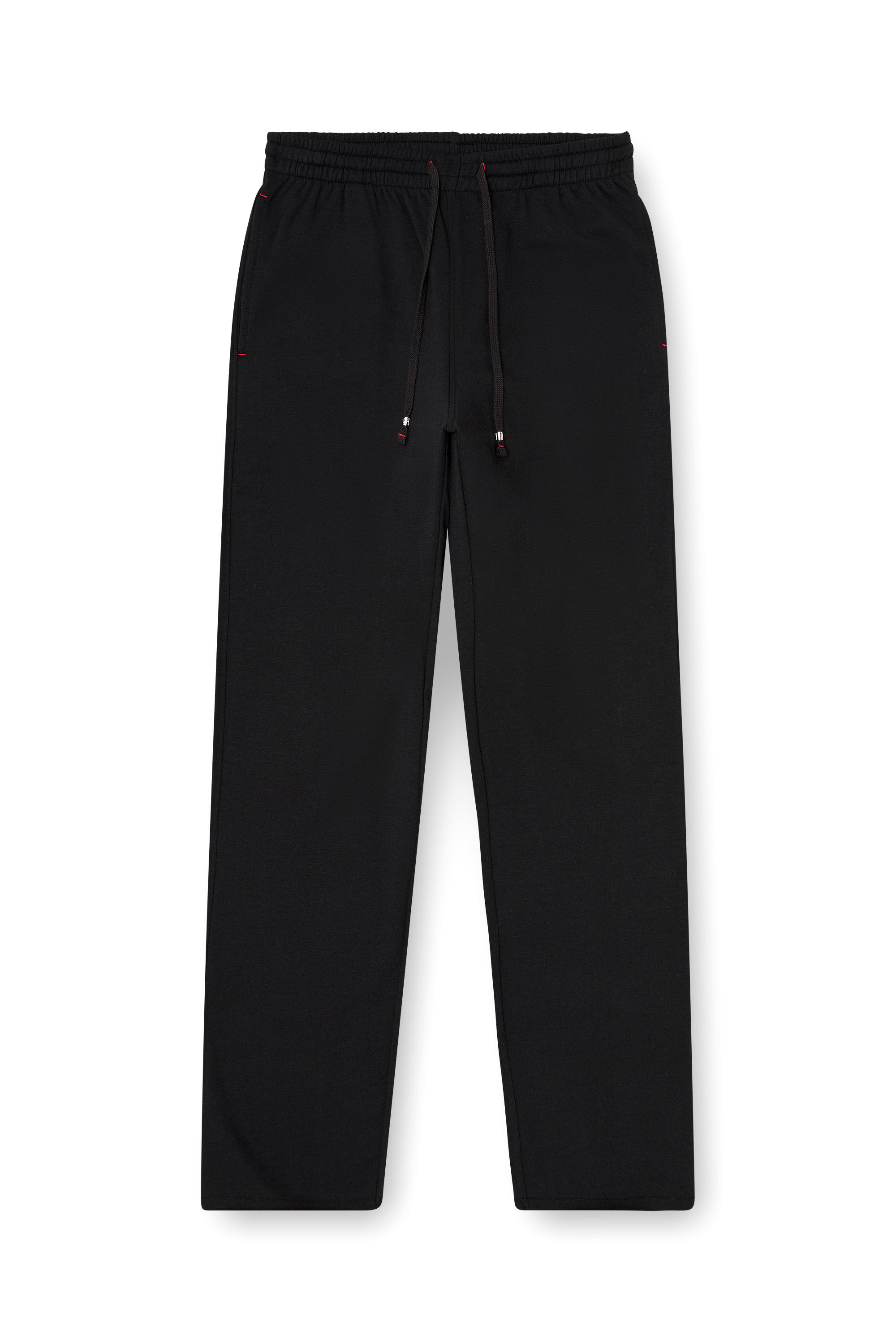 Diesel - INDRA-D-CORE, Damen Aufgeraute Sweathose mit offenen S&auml;umen in Schwarz - 2