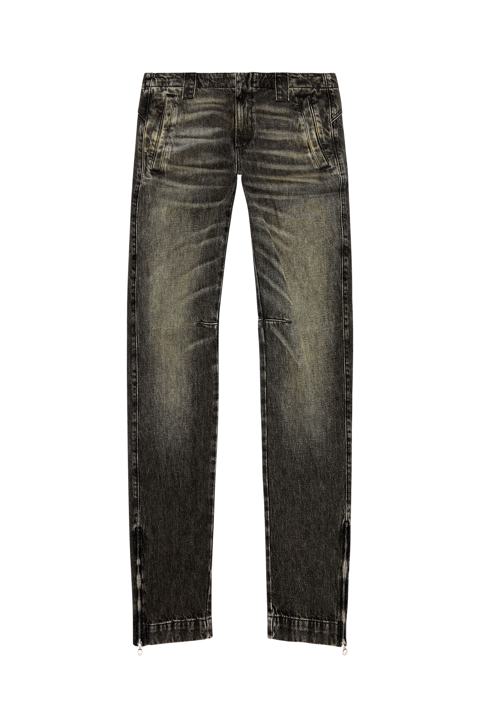 Diesel - Man Straight Jeans D-Gene 0GHAA, Black/Dark grey - Image 2