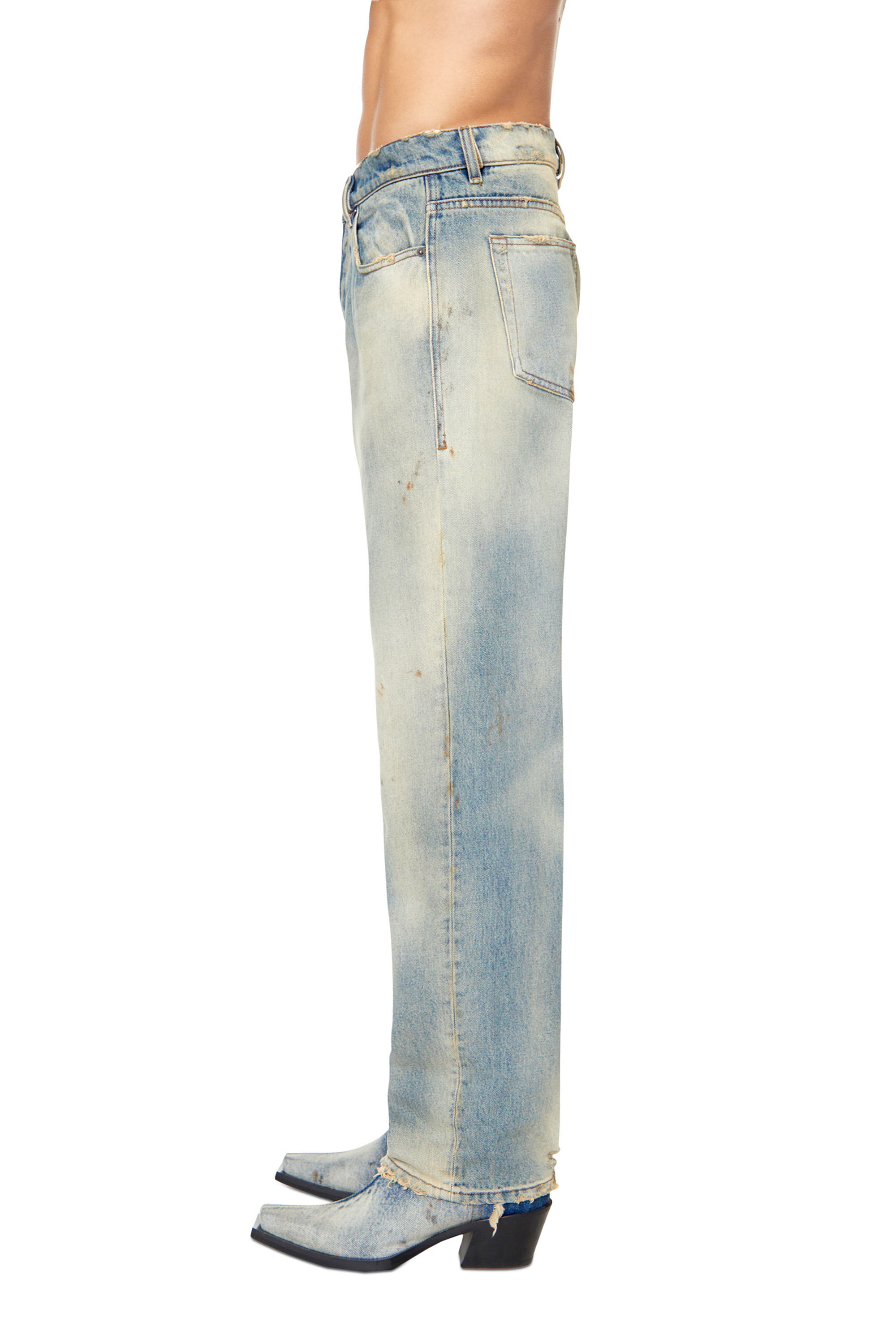Diesel - Straight Jeans 2020 D-Viker 0ENAV, Hellblau - Image 5