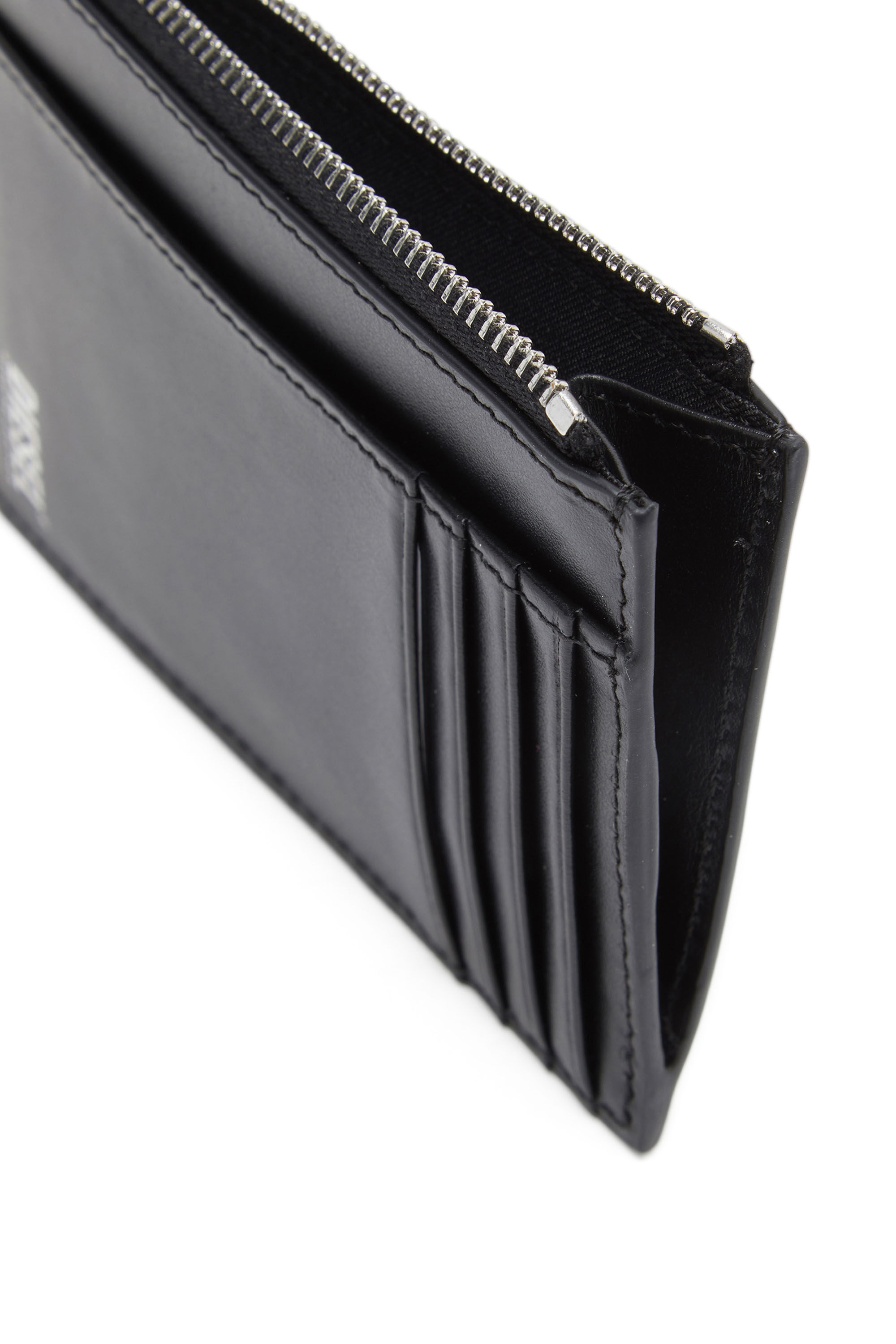 Diesel - 1DR CARD HOLDER I, Damen Kartenetui aus Leder in Schwarz - 3