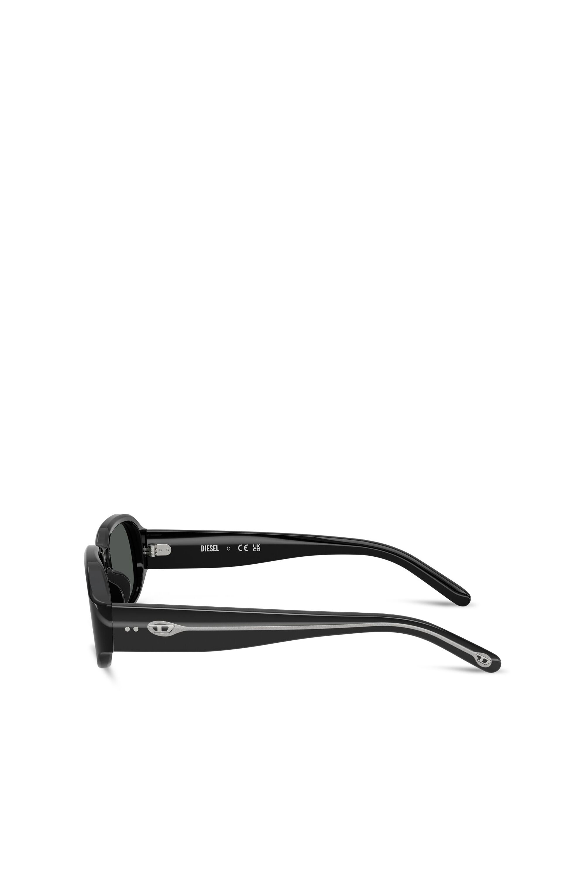 Diesel - 0DL2009U, Unisex Rechteckige Sonnenbrille in Schwarz - 5