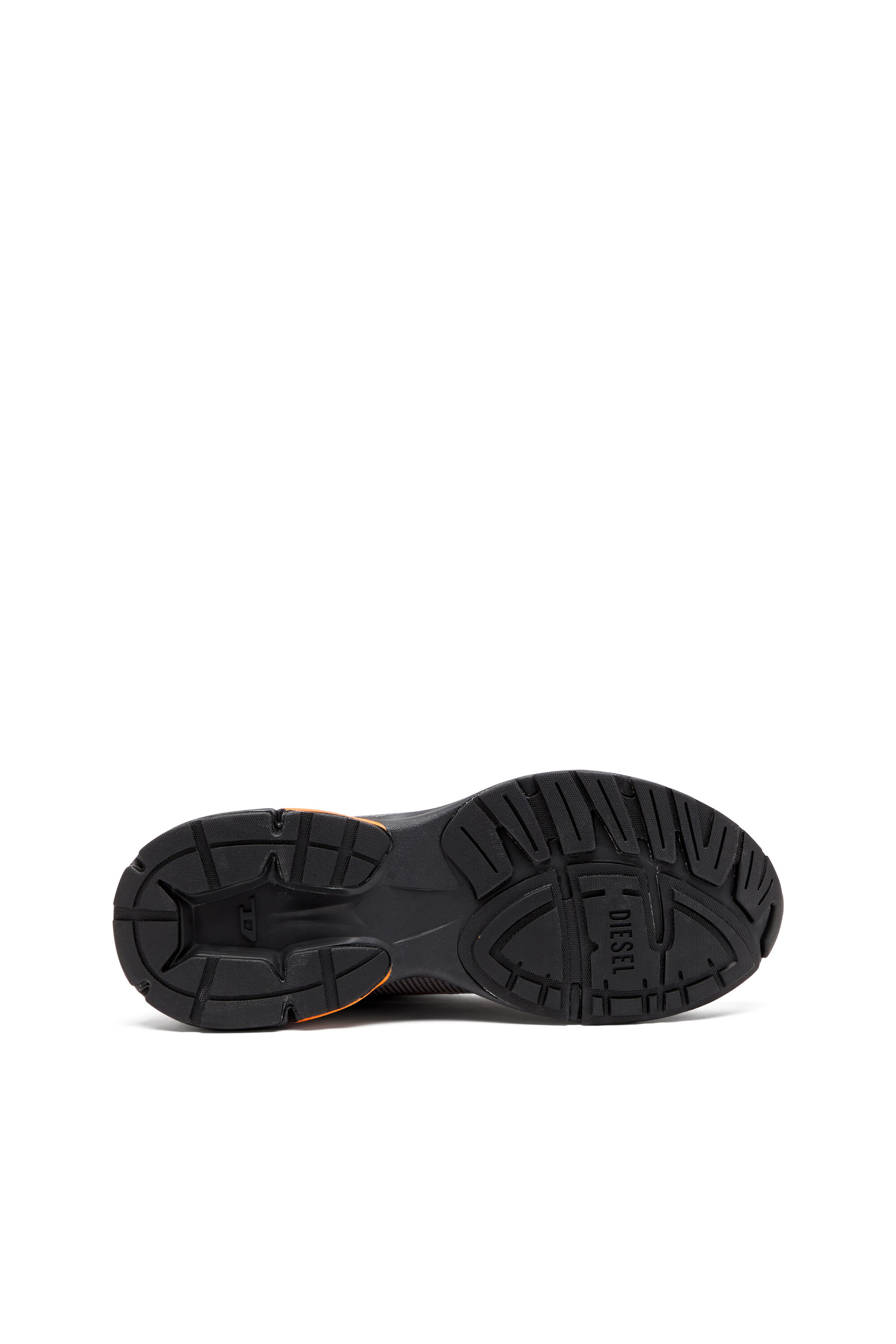 Diesel - D-AIRSPEED LOW, Herren D-Airspeed-Sneakers aus beschichtetem Mesh in Grau/Orange - 5