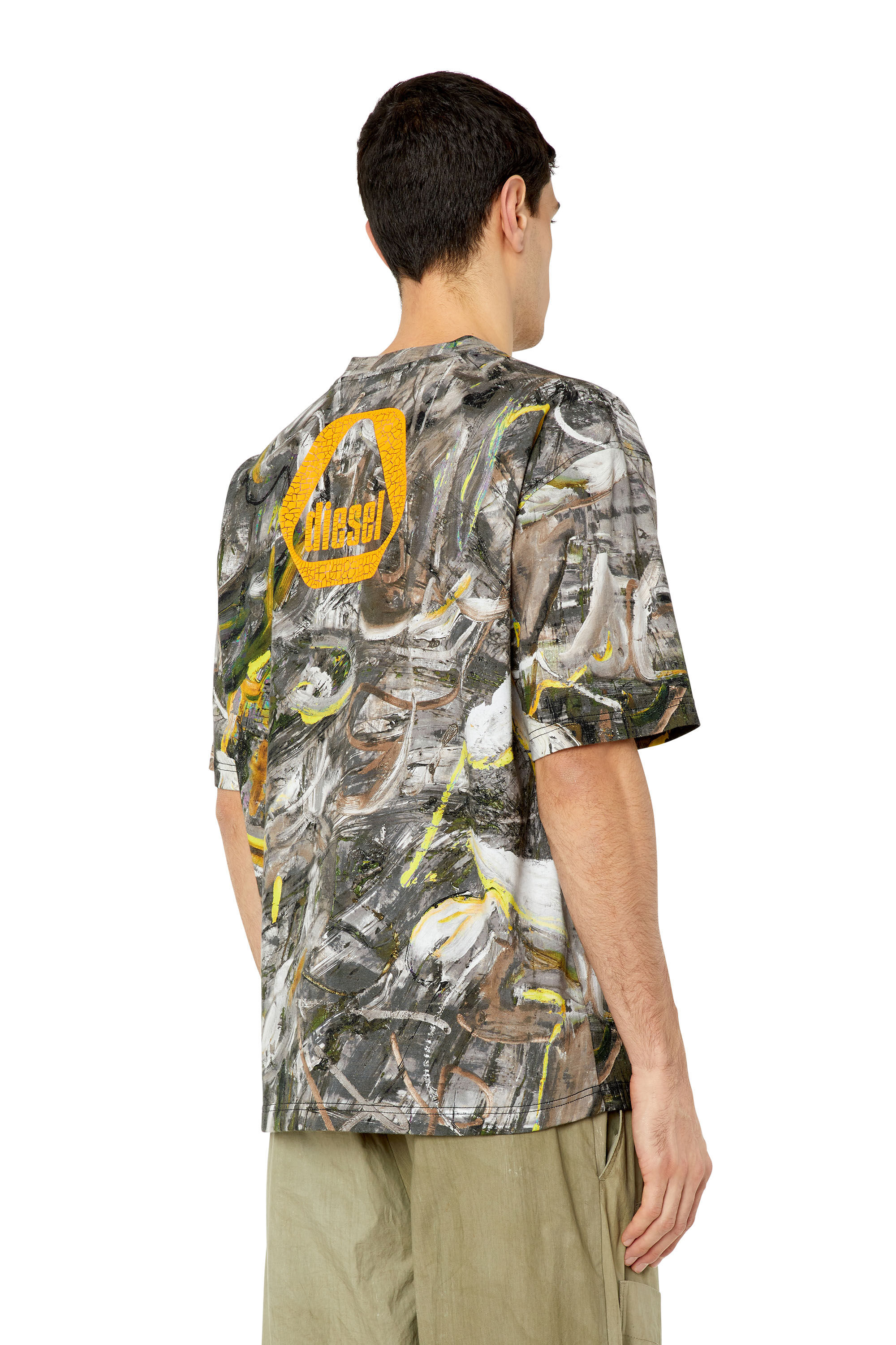 Diesel - T-WASH-G8, Weiss/Schwarz - Image 4