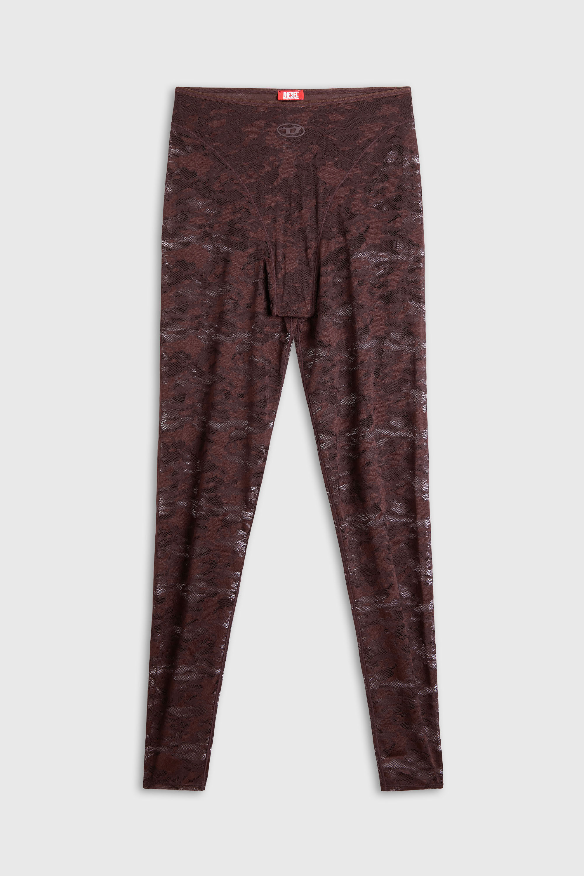 Diesel - HAYLEY-UTLT, Damen Leggings aus Nylon mit camouflage-Spitze in null - 6