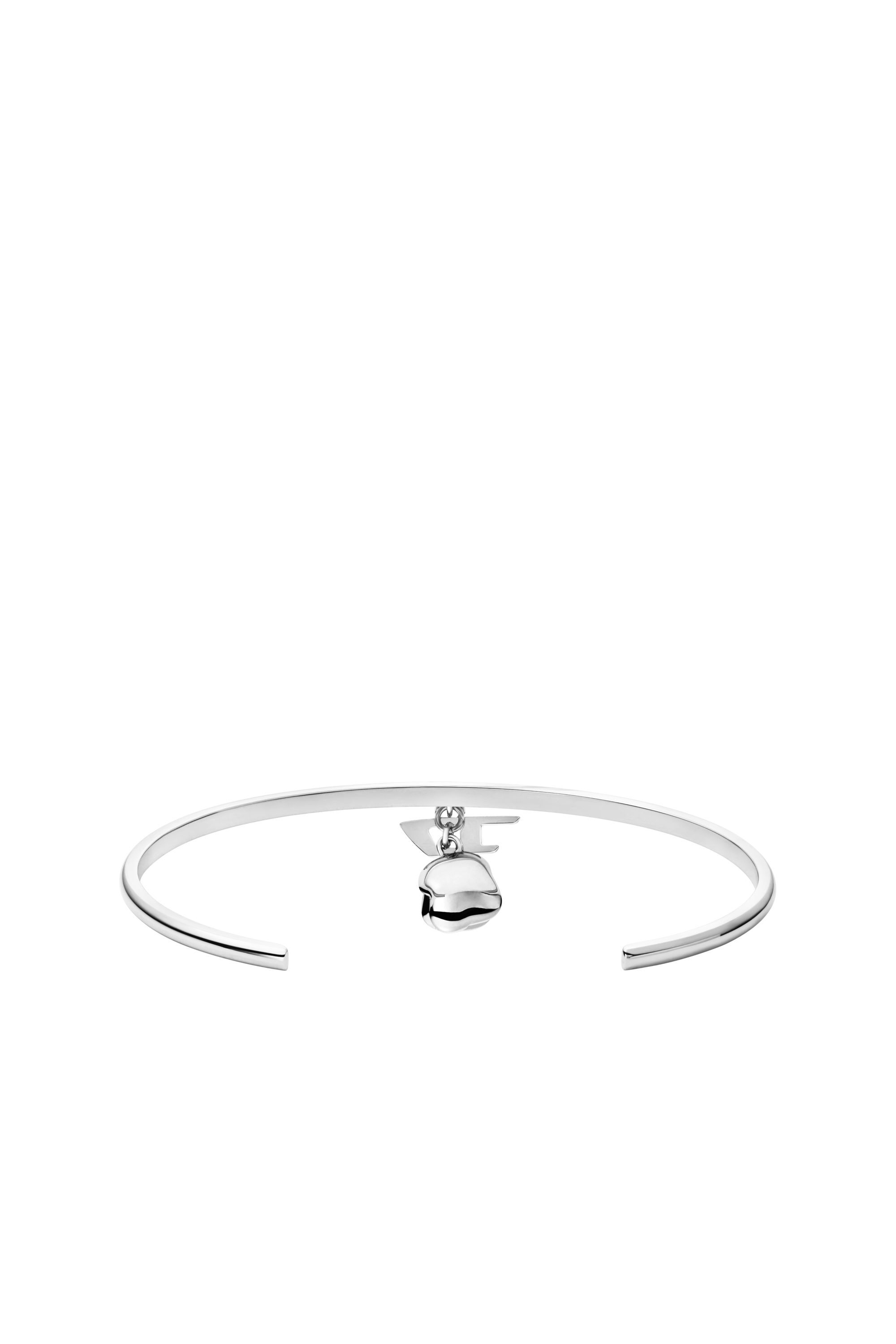 Diesel - DX1620040 JEWELLERY, Unisex Armreif mit Anhängern aus Edelstahl in Silber - 2