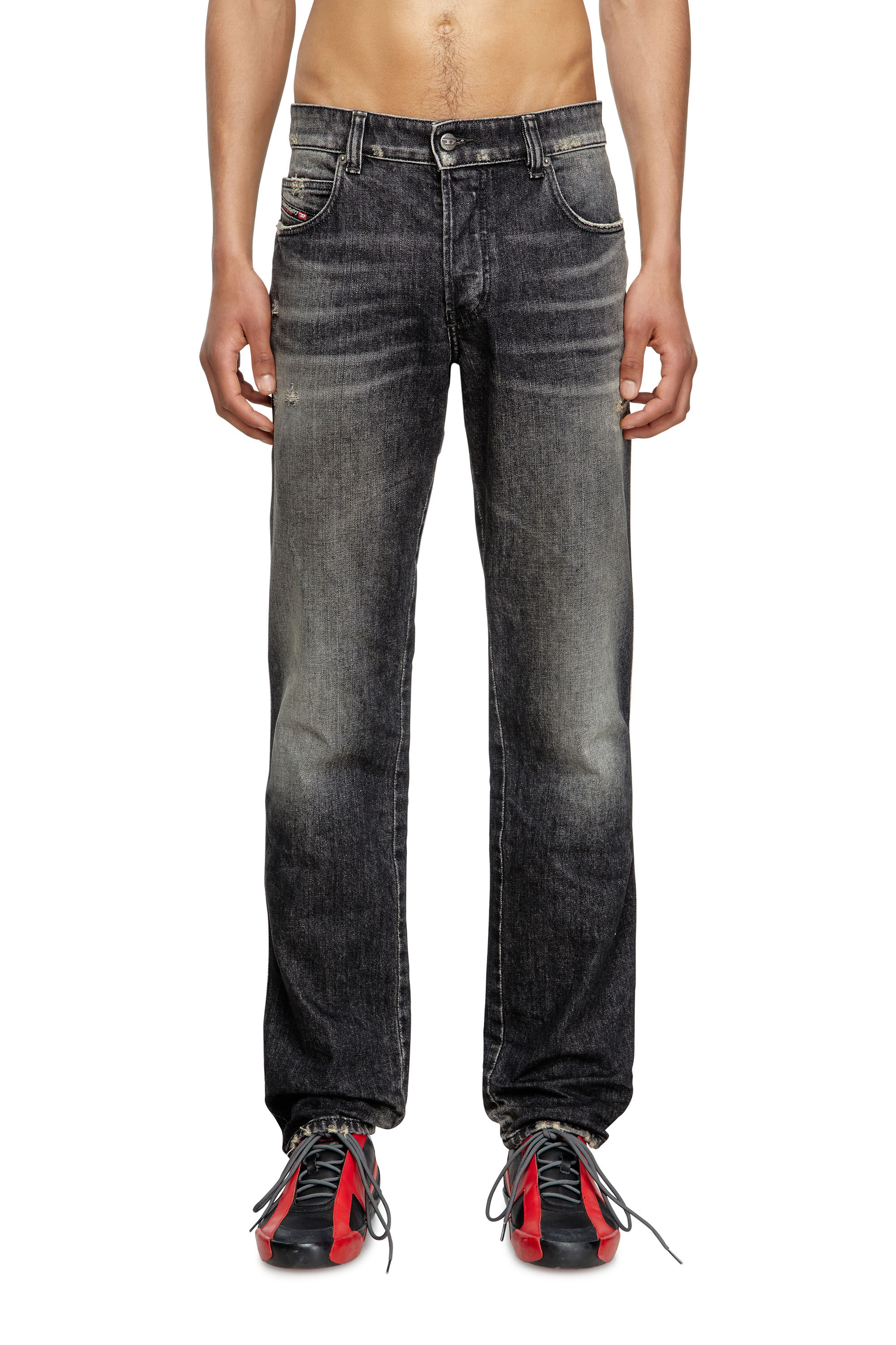 Diesel - Herren Slim Jeans 1993 D-Vyl 09M54, Schwarz/Dunkelgrau - 3