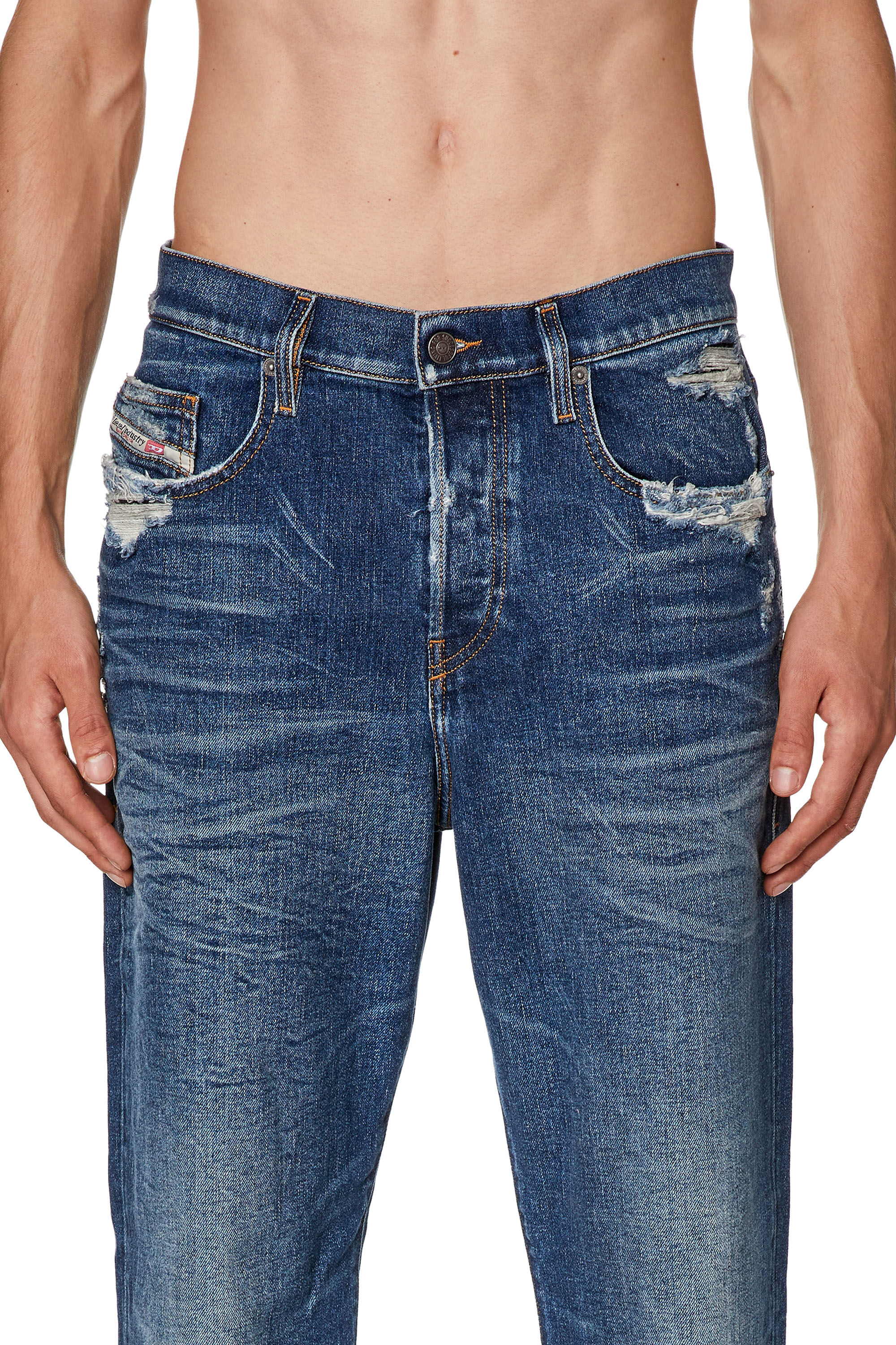 Diesel - Straight Jeans 2020 D-Viker 007Q2, Mittelblau - Image 5