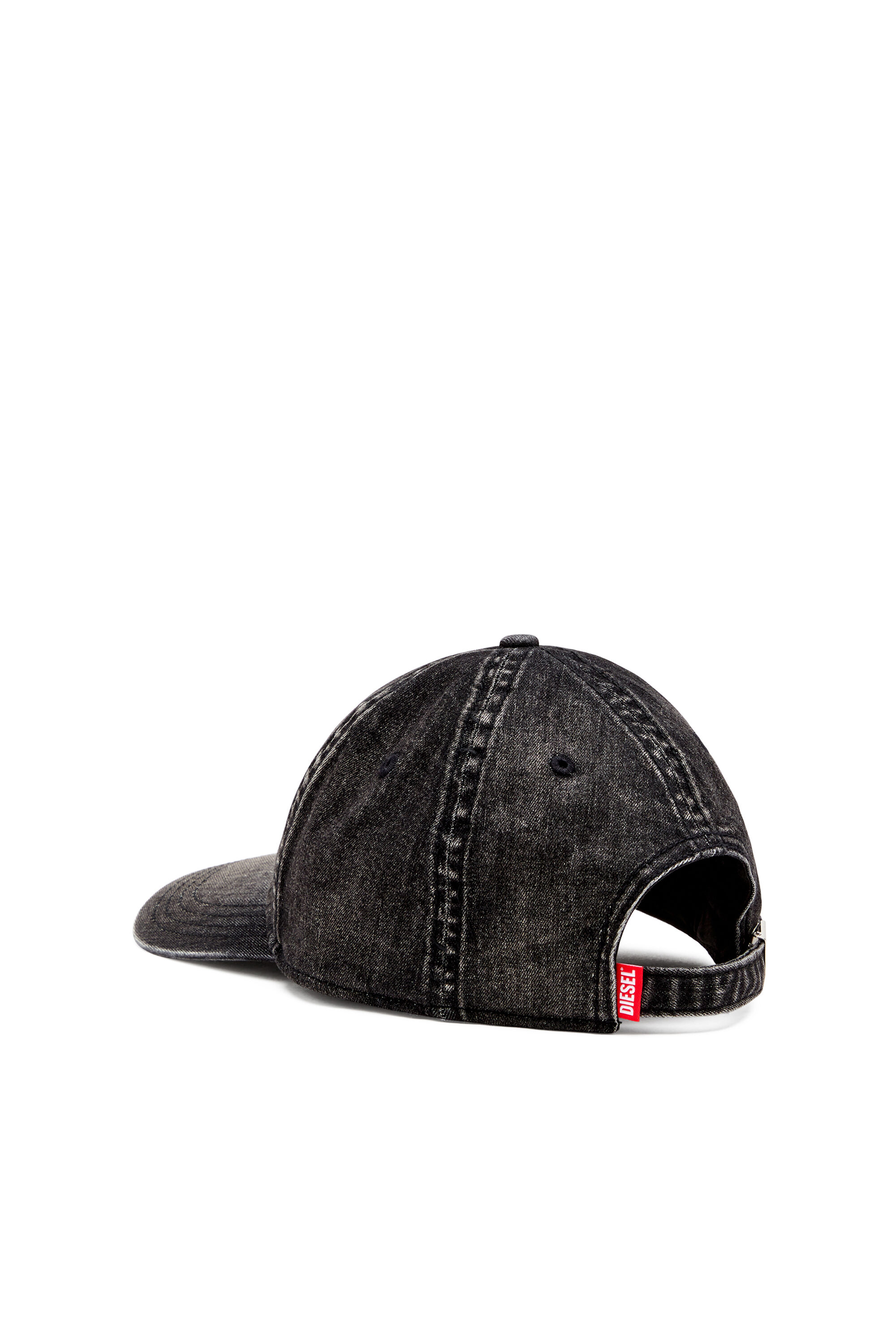 Diesel - C-GABLE-BLACK, Herren Leichtes schwarzes Cap aus Stretch-Denim in Schwarz - 2