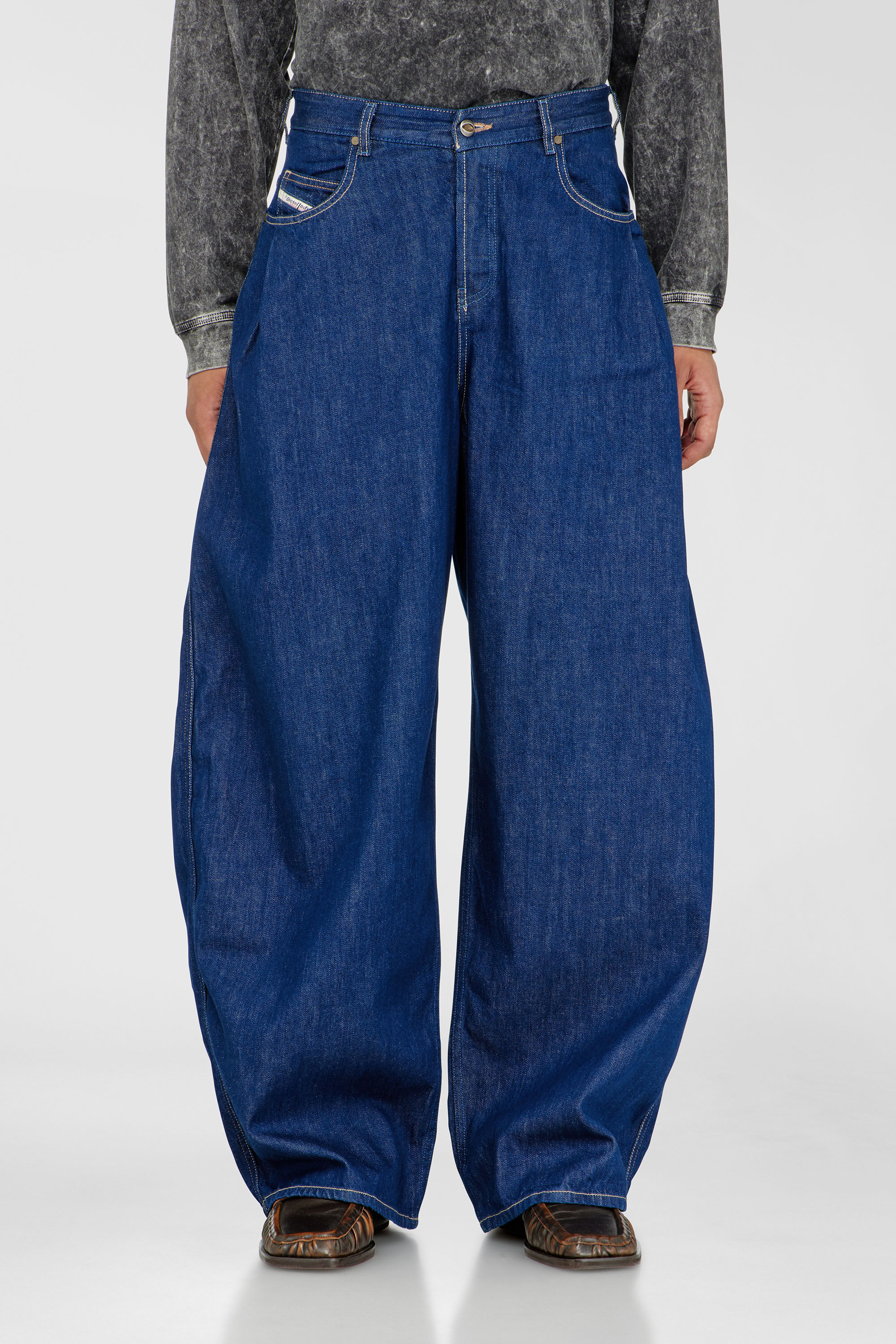 Diesel - Damen Relaxed Jeans 1987 D-Khelz 09Q09, Dunkelblau - 6