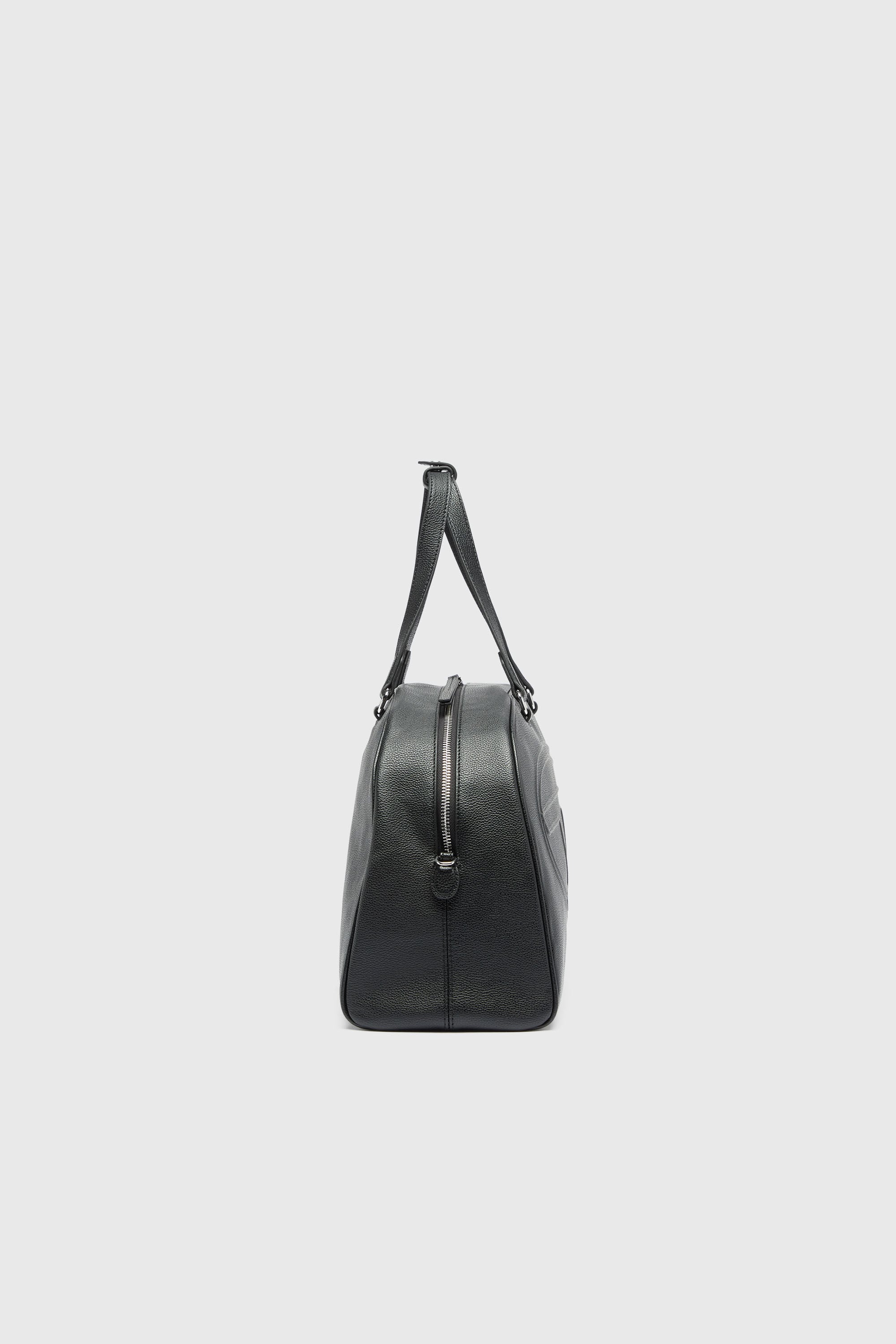Diesel - 1DR DOME DUFFLE, Unisex 1DR Dome - Ledertasche mit Oval D Logo in Schwarz - 4
