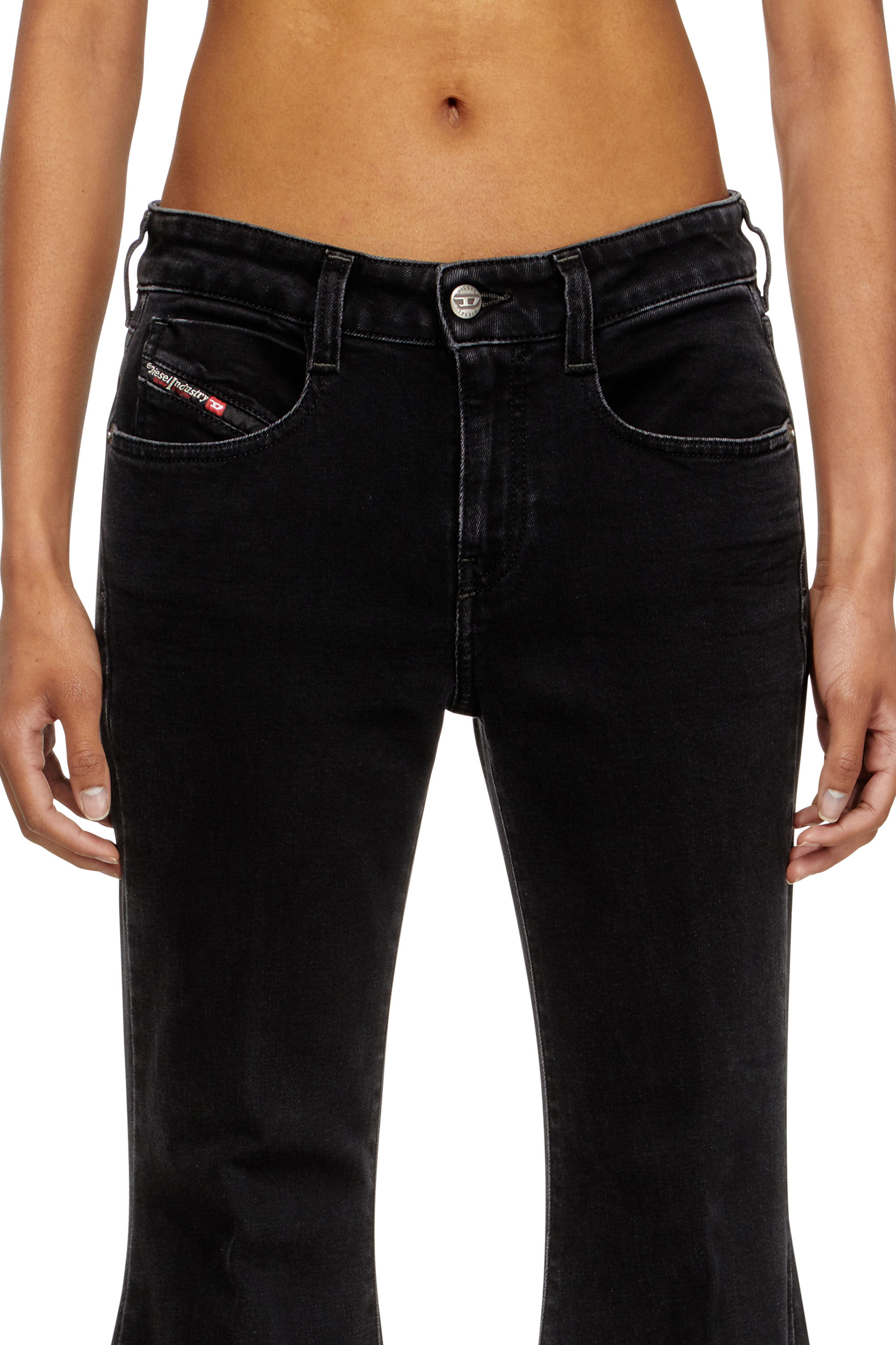 Diesel - Damen Flare Jeans 1970 D-Bleess 09M69, Schwarz/Dunkelgrau - 5