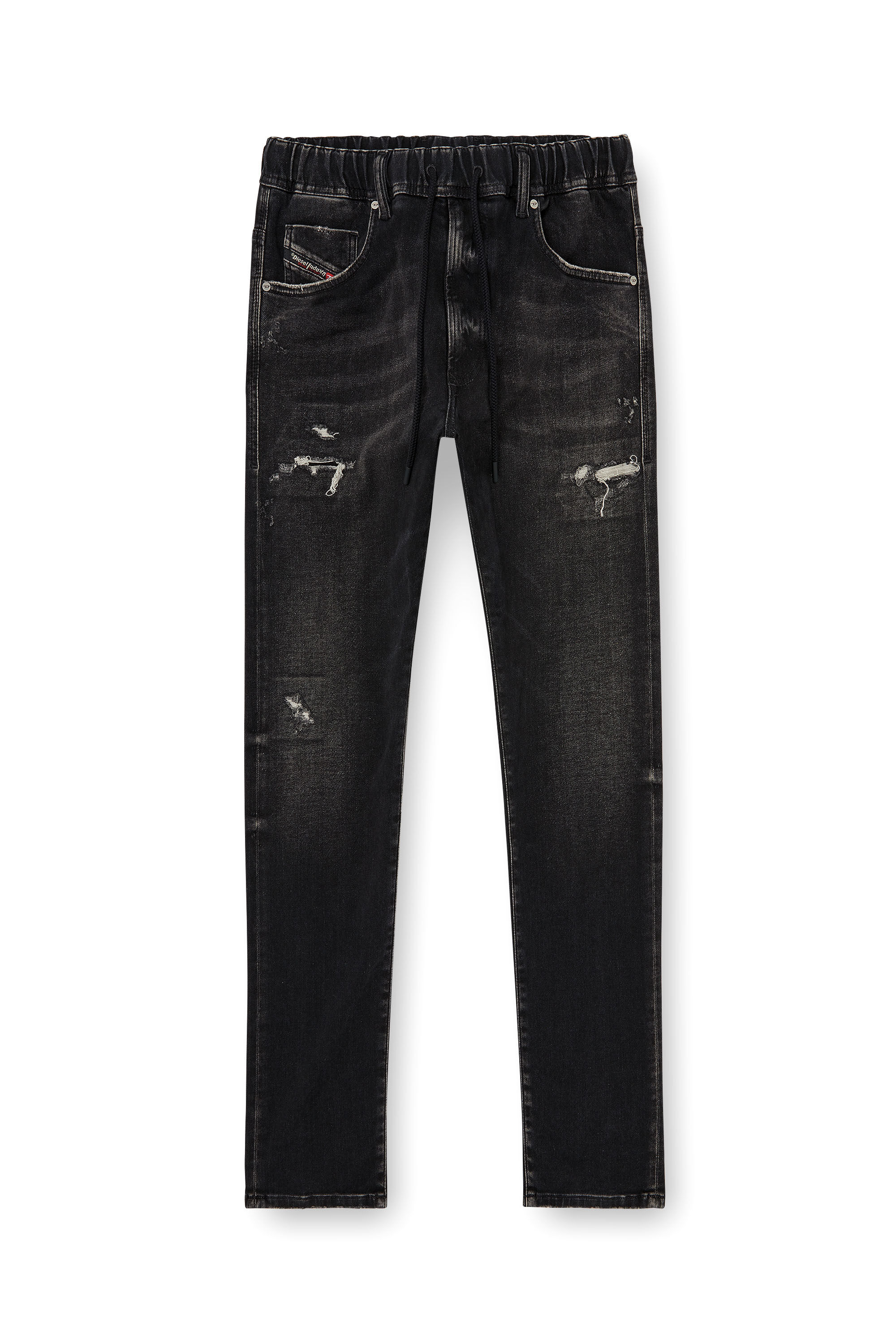 Diesel - Man's Regular 2030 D-Krooley Joggjeans&reg; 09Q22, Black/Dark grey - 4