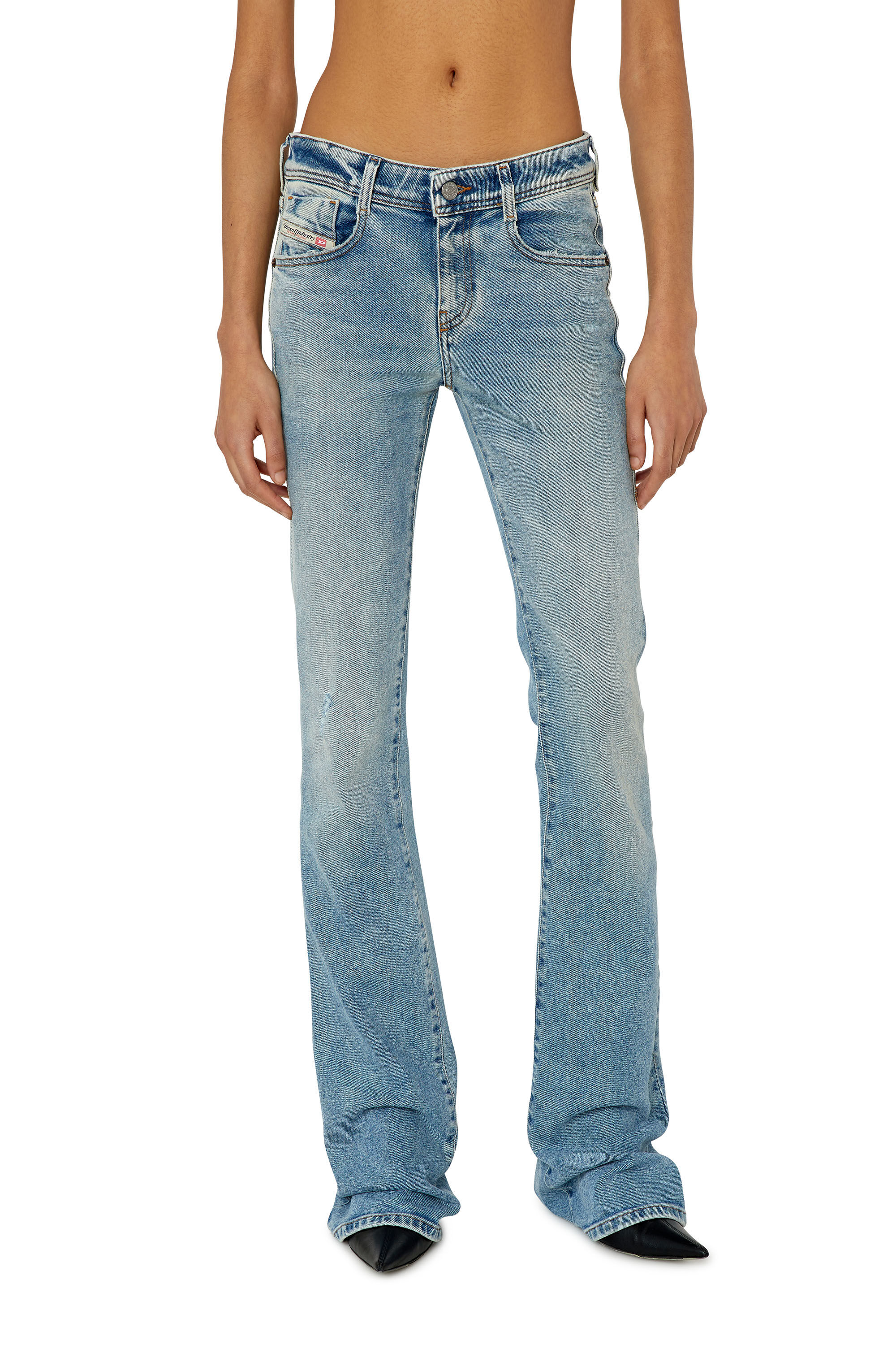 Diesel - 1969 D-Ebbey 09E86 Bootcut and Flare Jeans, Hellblau - Image 3