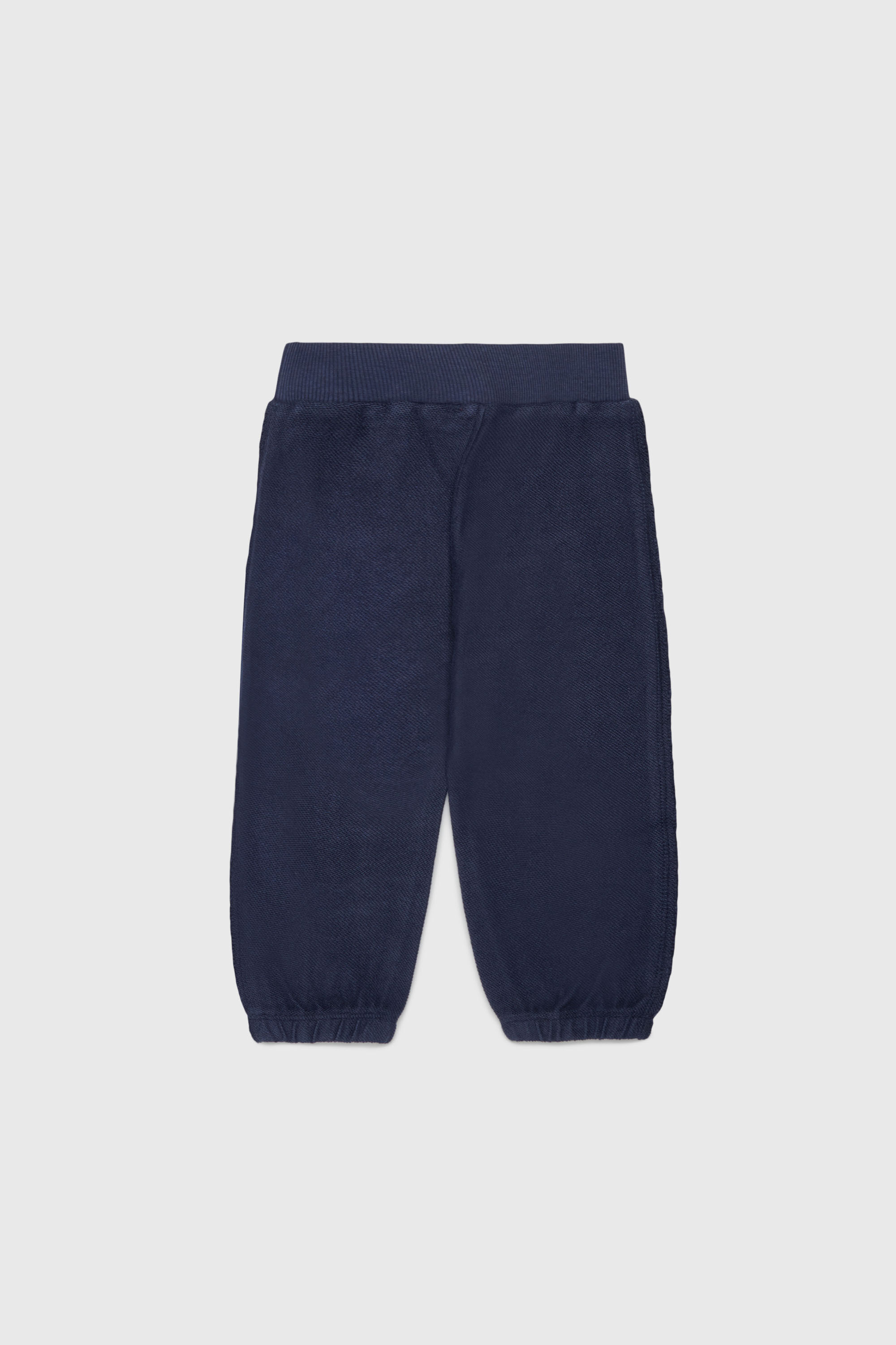 Diesel - PEANSB, Man's Sweatpants with frayed-effect logo in Dark Blue - 2