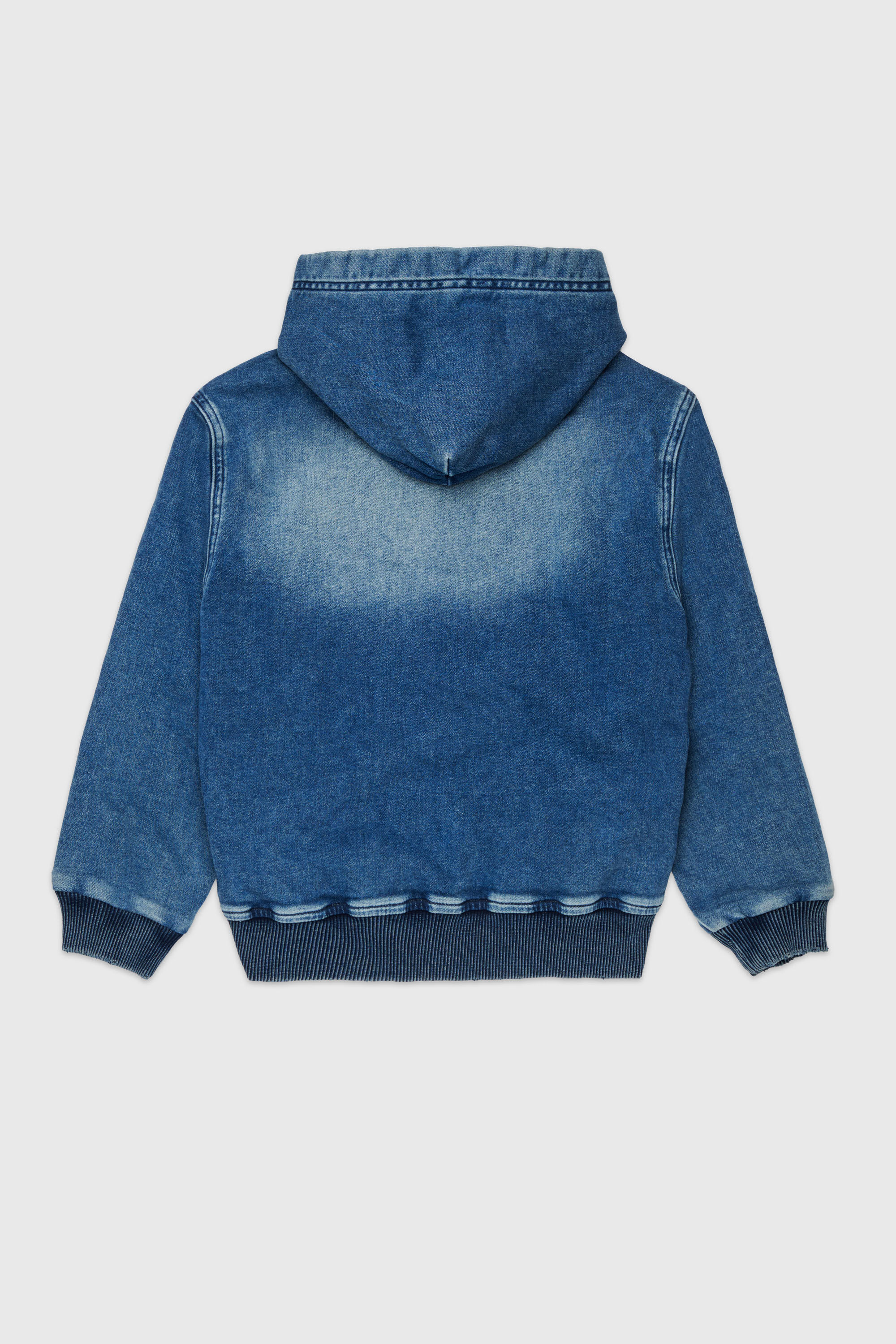 Diesel - STIMM-OVER JJJ, Herren Zip-up-Hoodie aus JoggJeans&reg; in Dunkelblau - 2