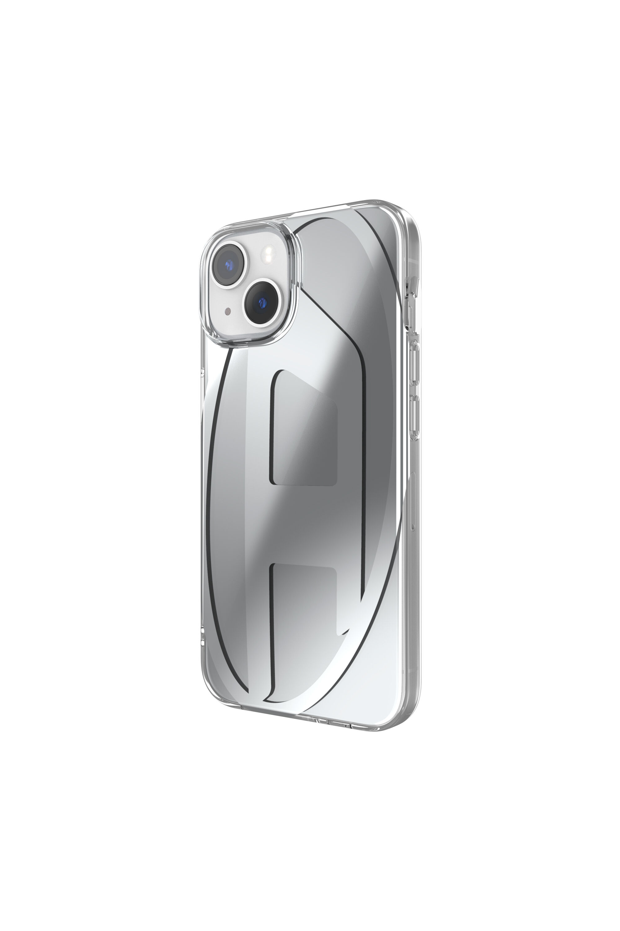 Diesel - 54094 MOULDED CASE, Unisex Case Oval D iPhone 13/iPhone 14 in Silber - 4