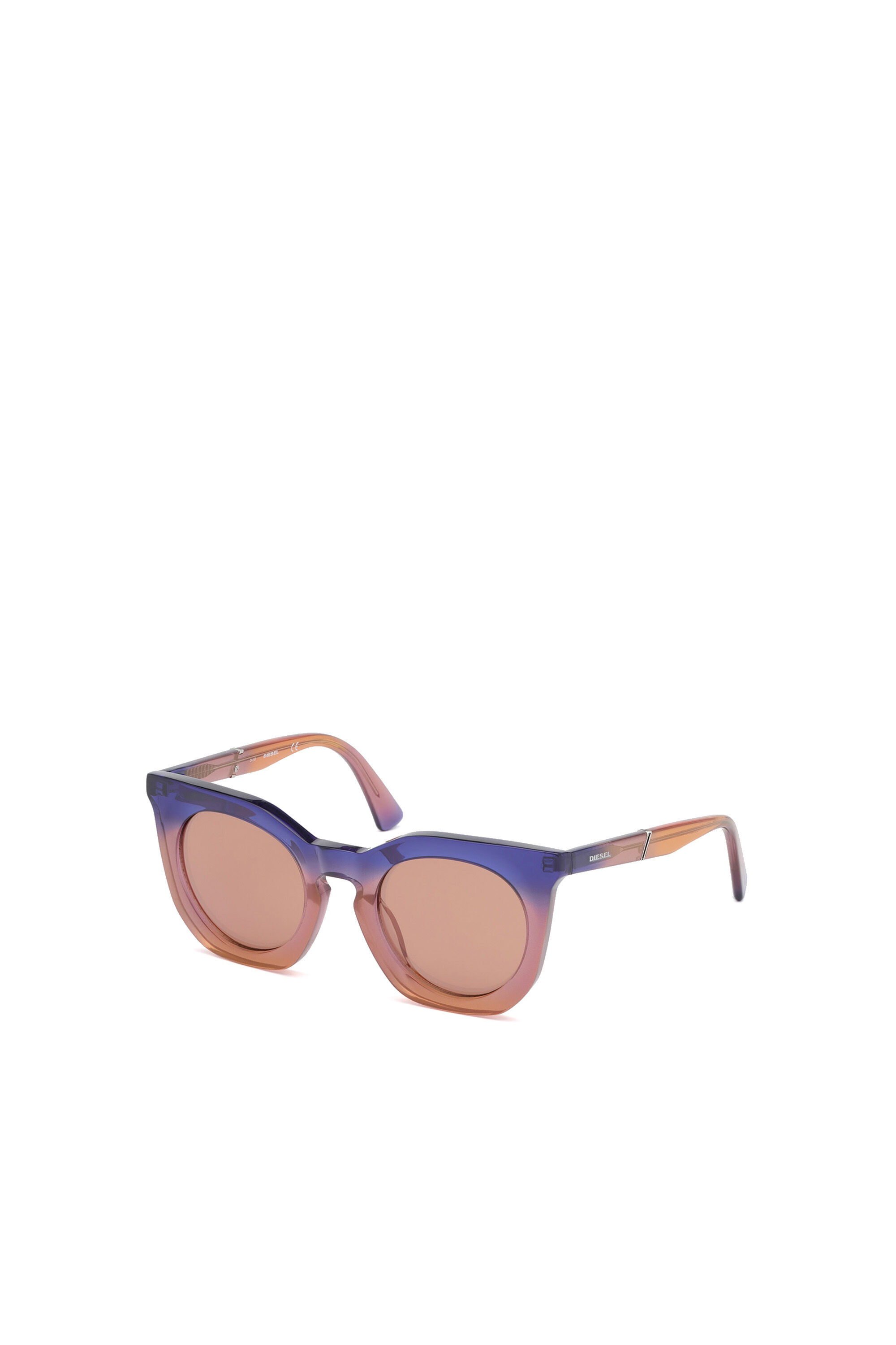 Diesel - DL0283, Damen Sonnenbrille aus acetat mit runden gläsern in Violett - 2