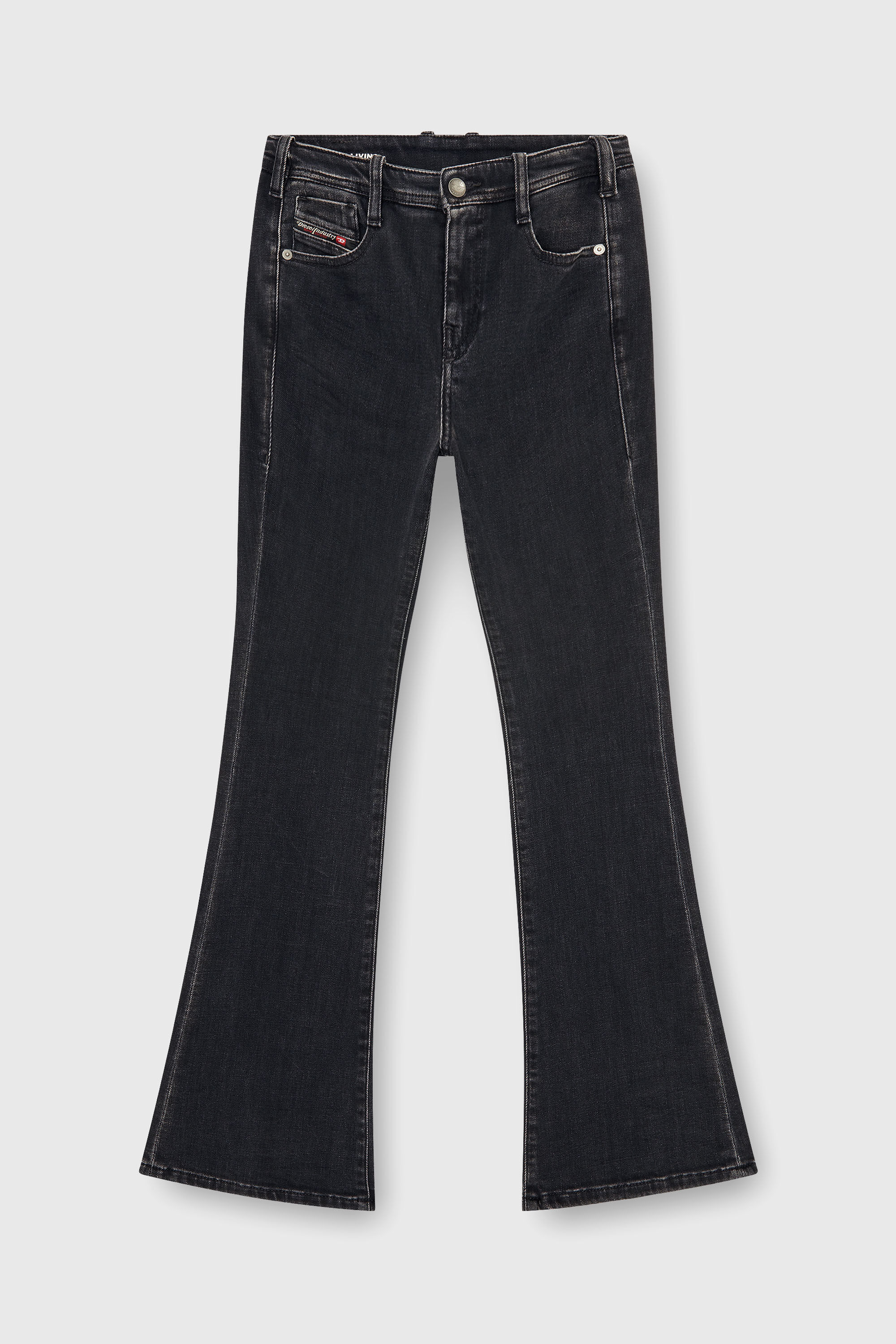 Diesel - Damen Bootcut Jeans 1969 D-Ebbey 09P75, Schwarz/Dunkelgrau - 6