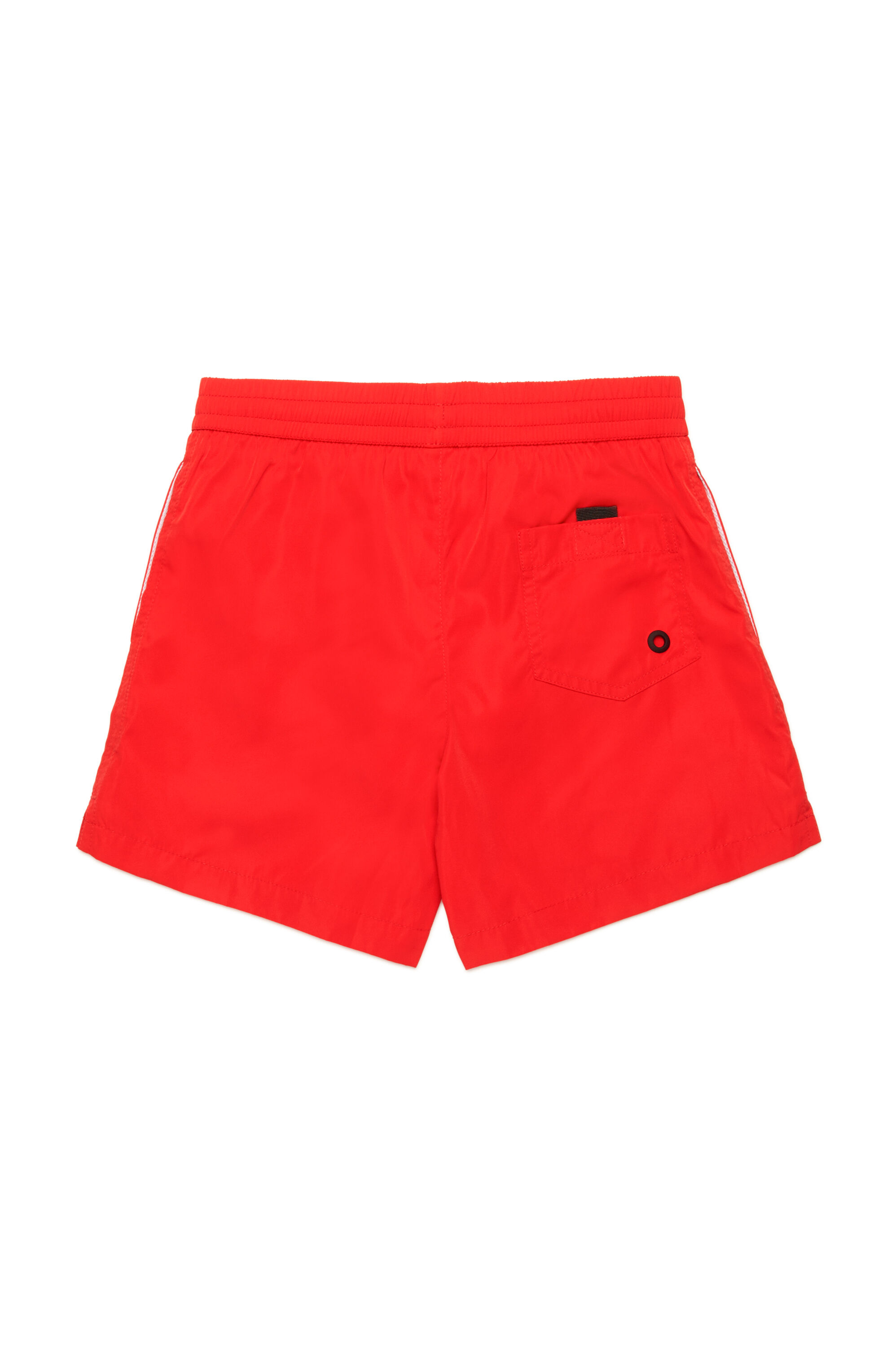 Diesel - MKENM, Herren Badeshorts mit farbgleichem Biscotto-Logo in Rot - 2