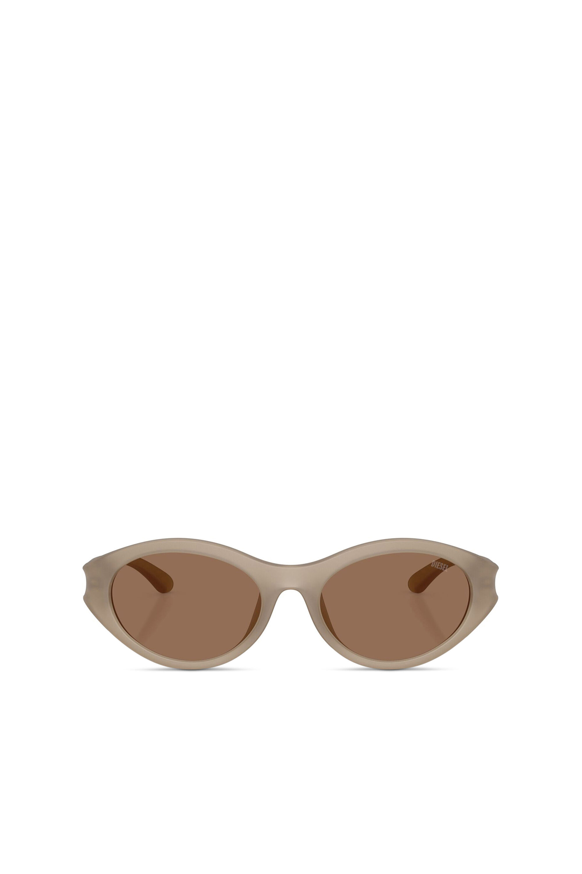 Diesel - 0DL3005U, Unisex Ovaler Modell Brille in Beige - 1