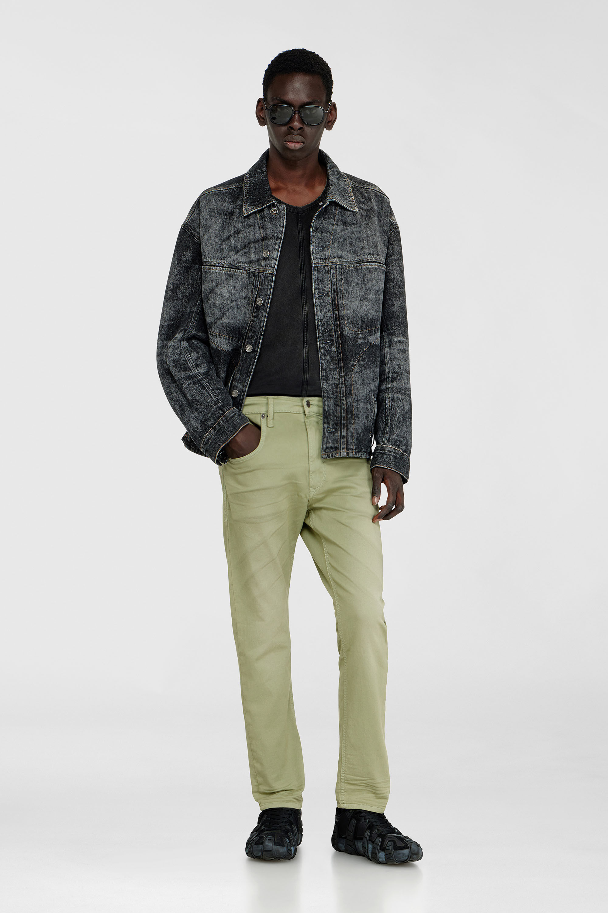 Diesel - Herren Regular 2032 D-Krooley-BW Joggjeans&reg; 0670M, Olivgr&uuml;n - 1