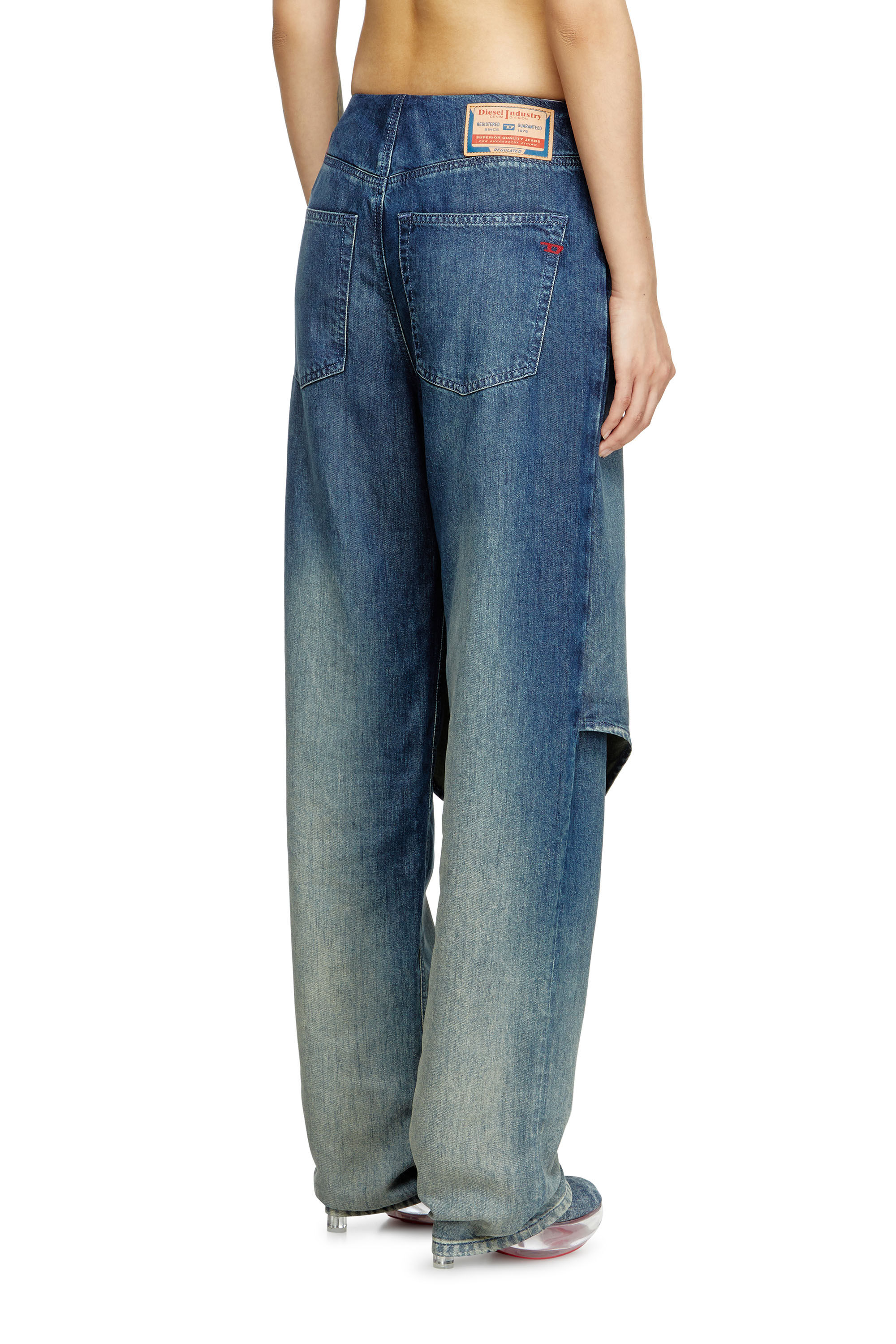 Diesel - Damen Regular Jeans D-Arky 068SZ, Dunkelblau - 3