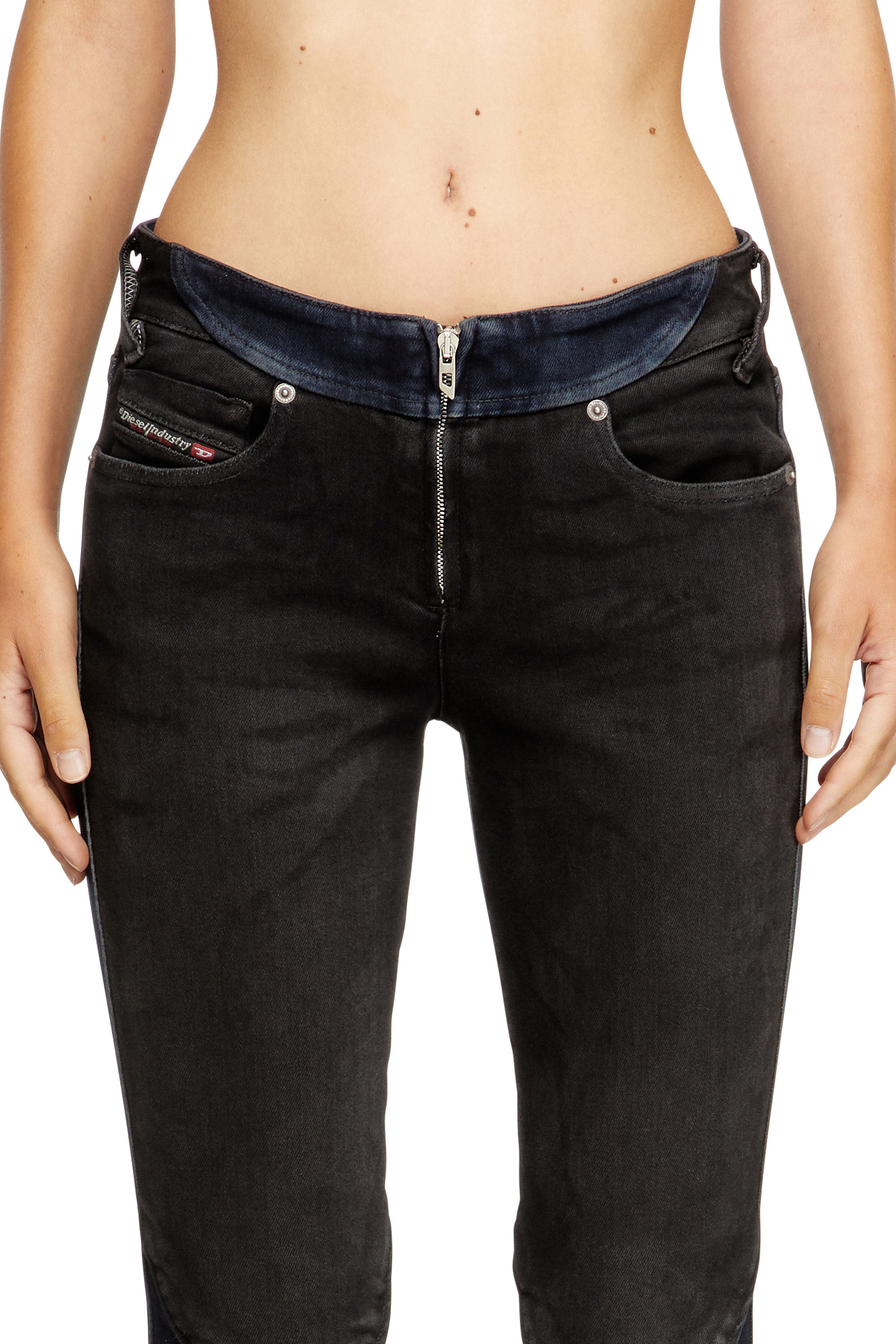 Diesel - Damen Slim Jeans D-Bikee 09M92, Dunkelblau - 4