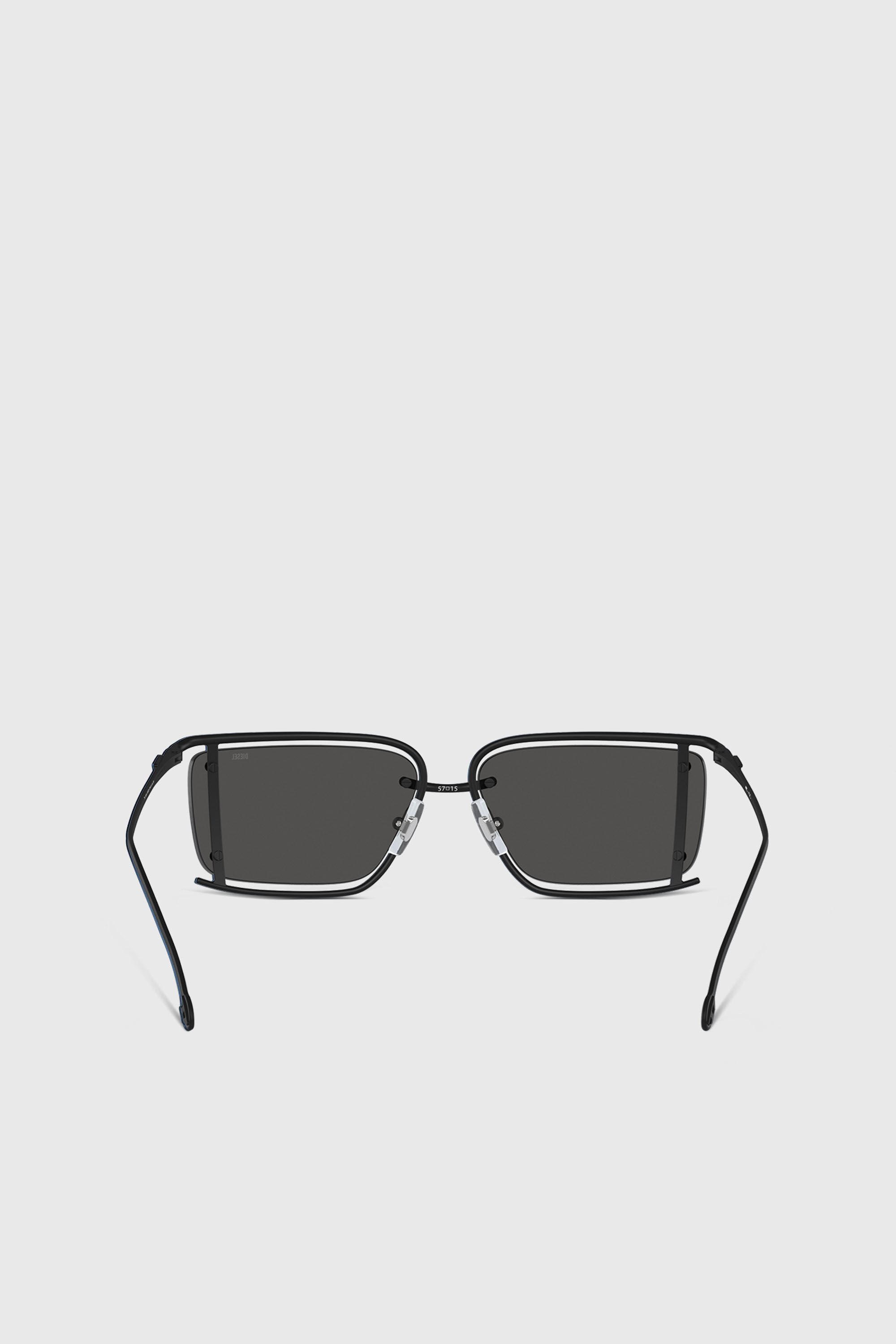 Diesel - 0DL1002, Unisex Rechteckiges Modell Brille in Schwarz - 3