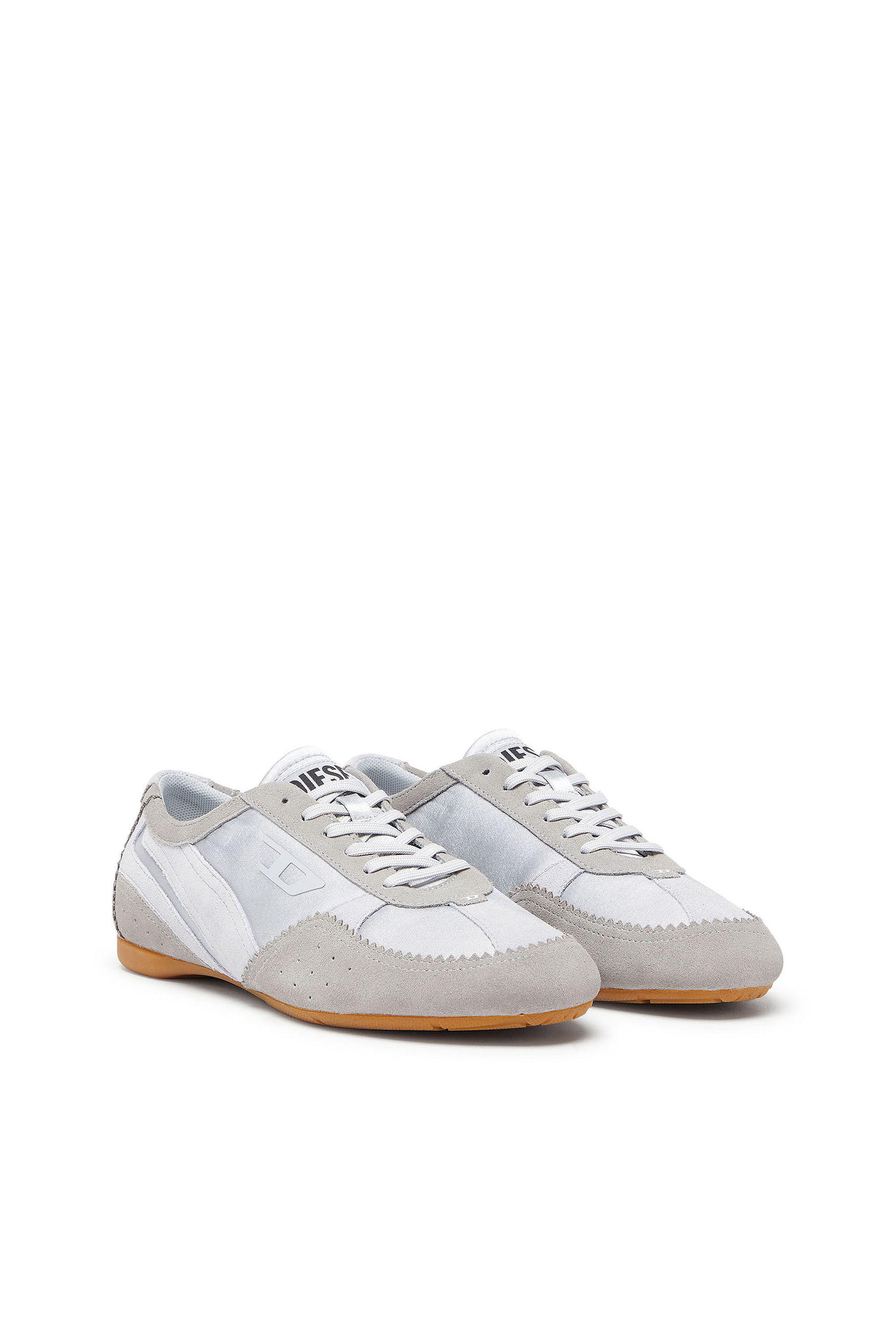 Diesel - D-MILE LOW II W, Damen D-Mile &ndash; Sneakers mit Wildleder-Overlays in Hellblau - 2