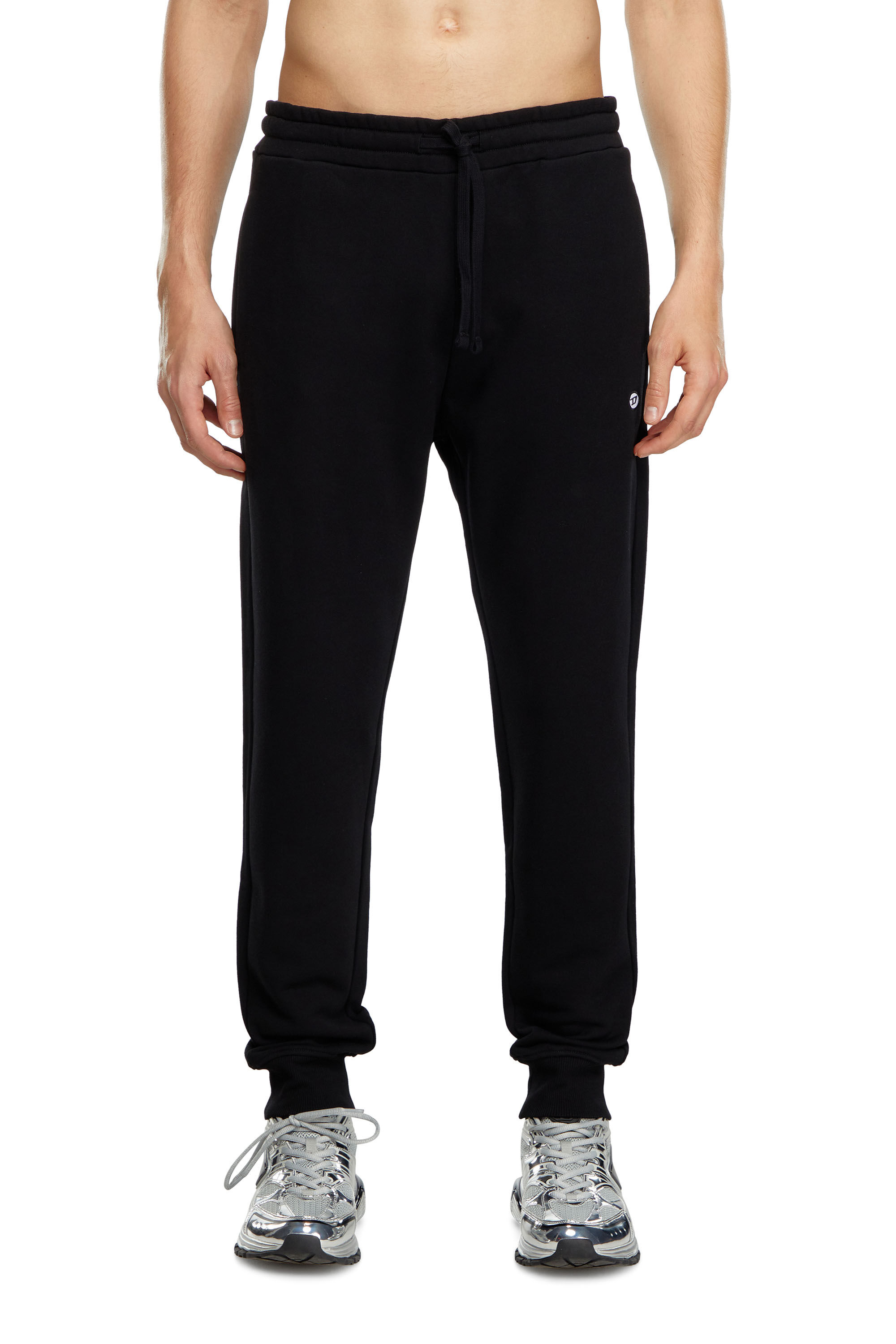 Diesel - P-TARY-DOVAL-PJ, Herren Track-Hose mit Oval D-Patch in Schwarz - 3