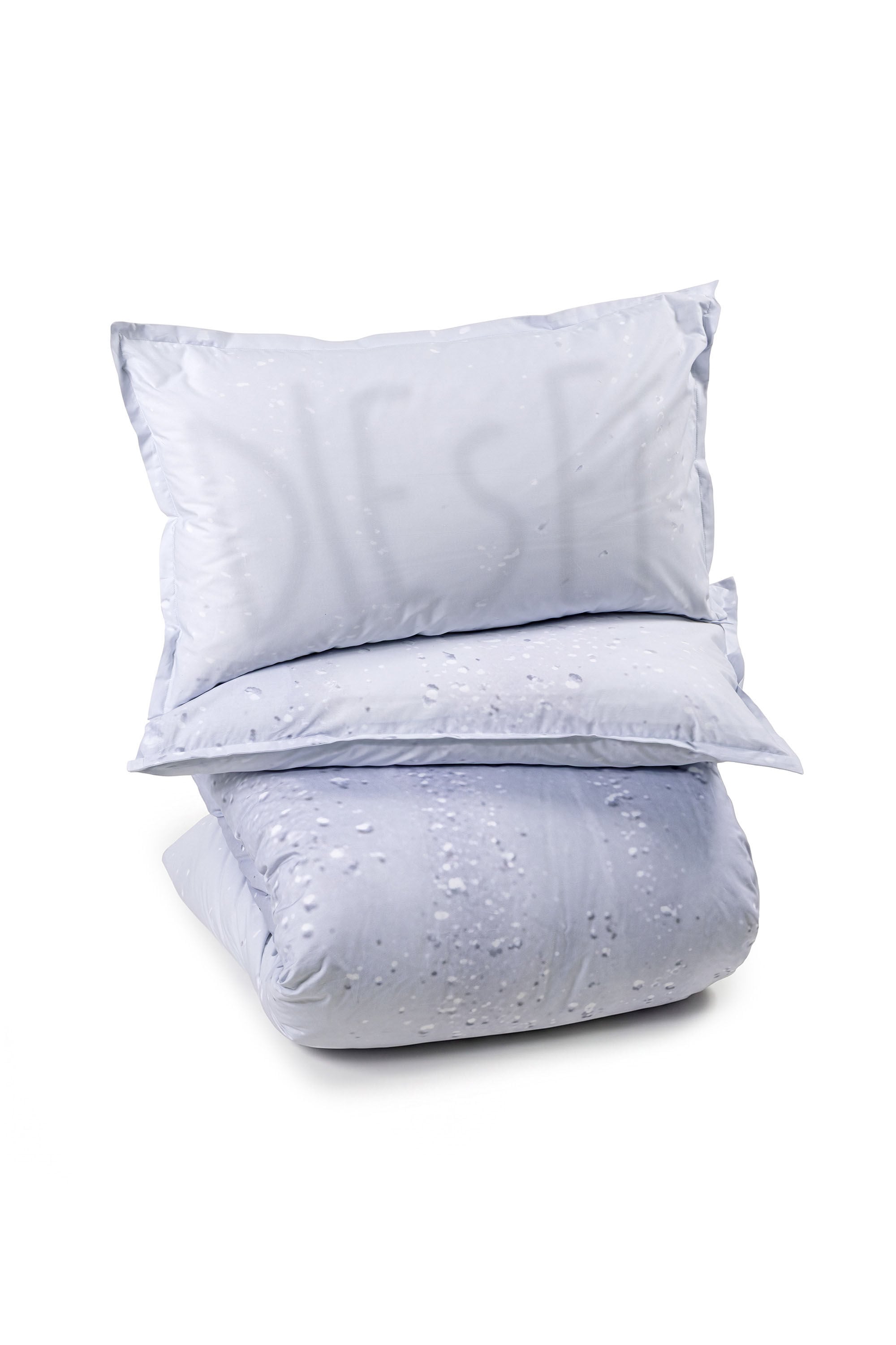 Diesel - 1018097  WET PERCALE DUVET COVER SET, Unisex Perkal-Bettw&auml;sche-Set f&uuml;r Queen-Size-Bett in Grau - 2